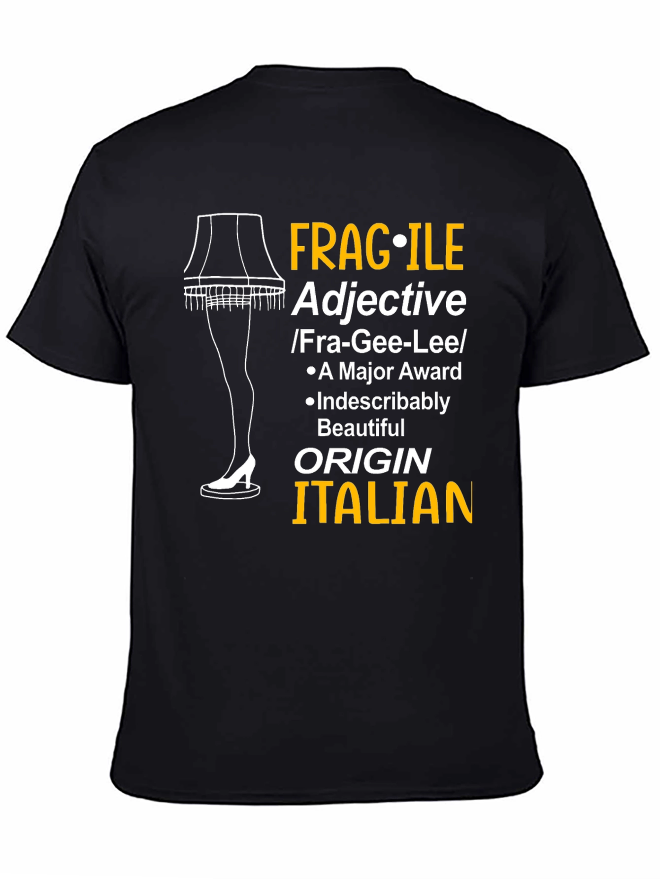 Fragile Leg Lamp T-Shirt - A Christmas Story