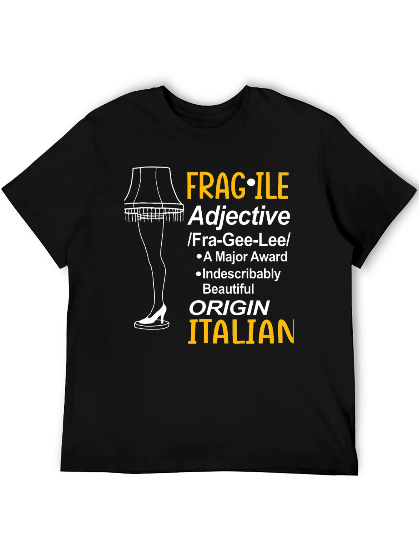 Fragile Leg Lamp T-Shirt - A Christmas Story
