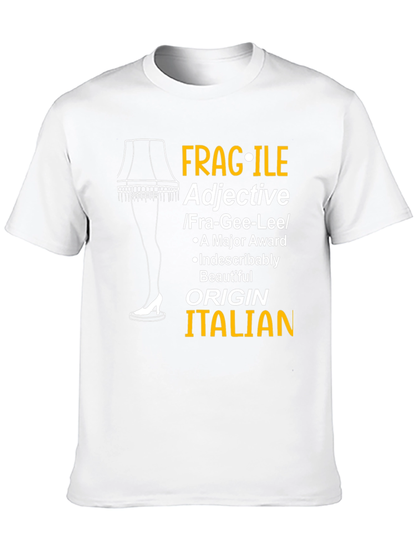 Fragile Leg Lamp T-Shirt - A Christmas Story