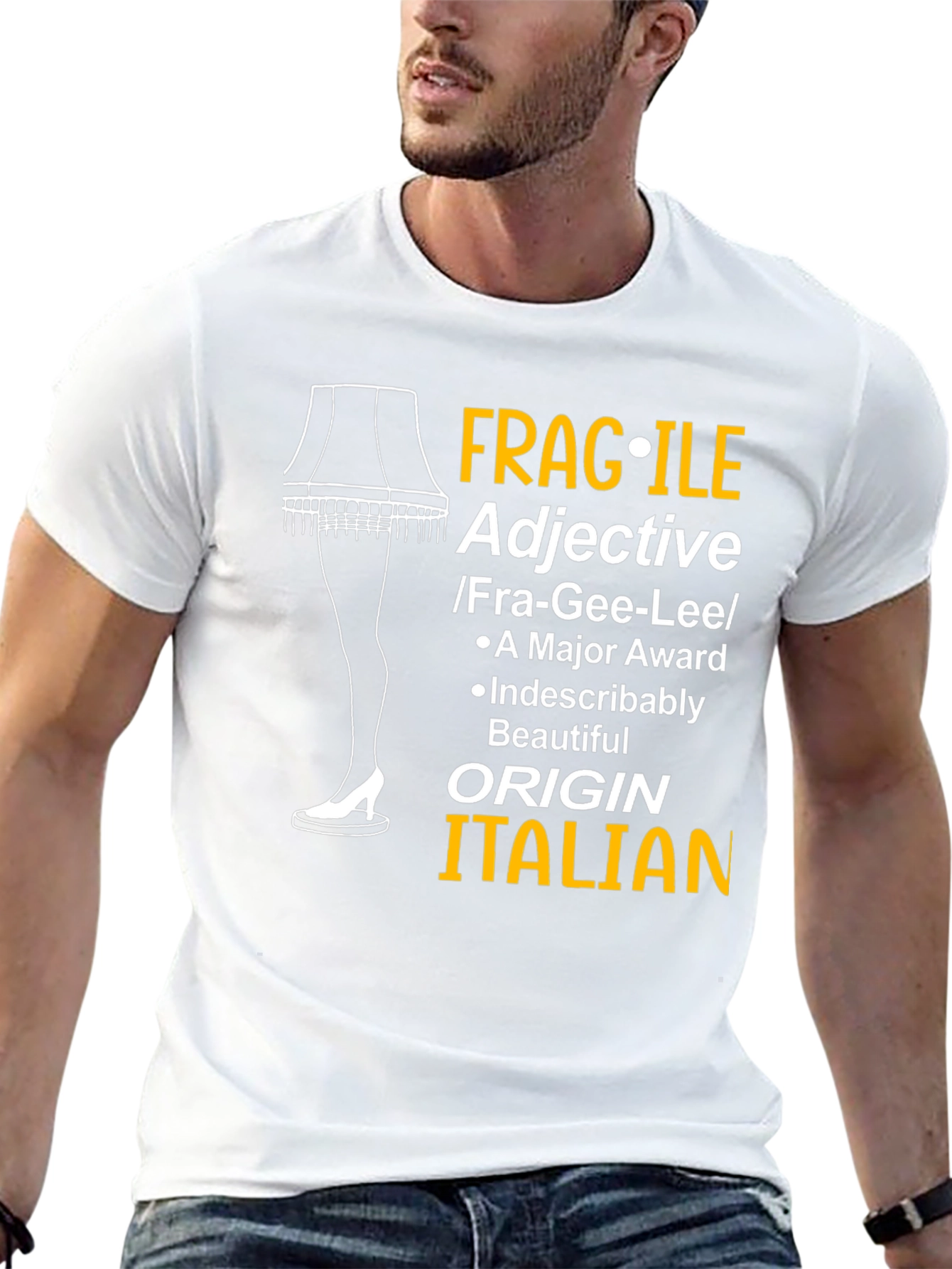 Fragile Leg Lamp T-Shirt - A Christmas Story