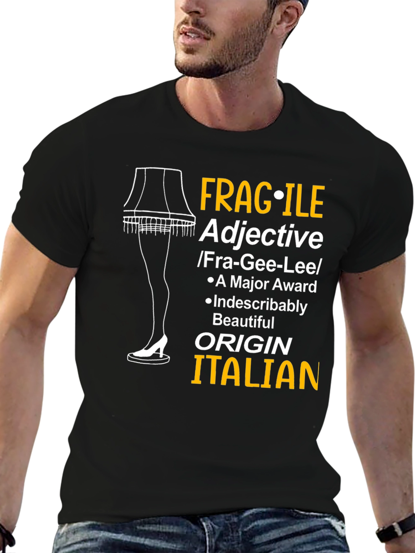 Fragile Leg Lamp T-Shirt - A Christmas Story