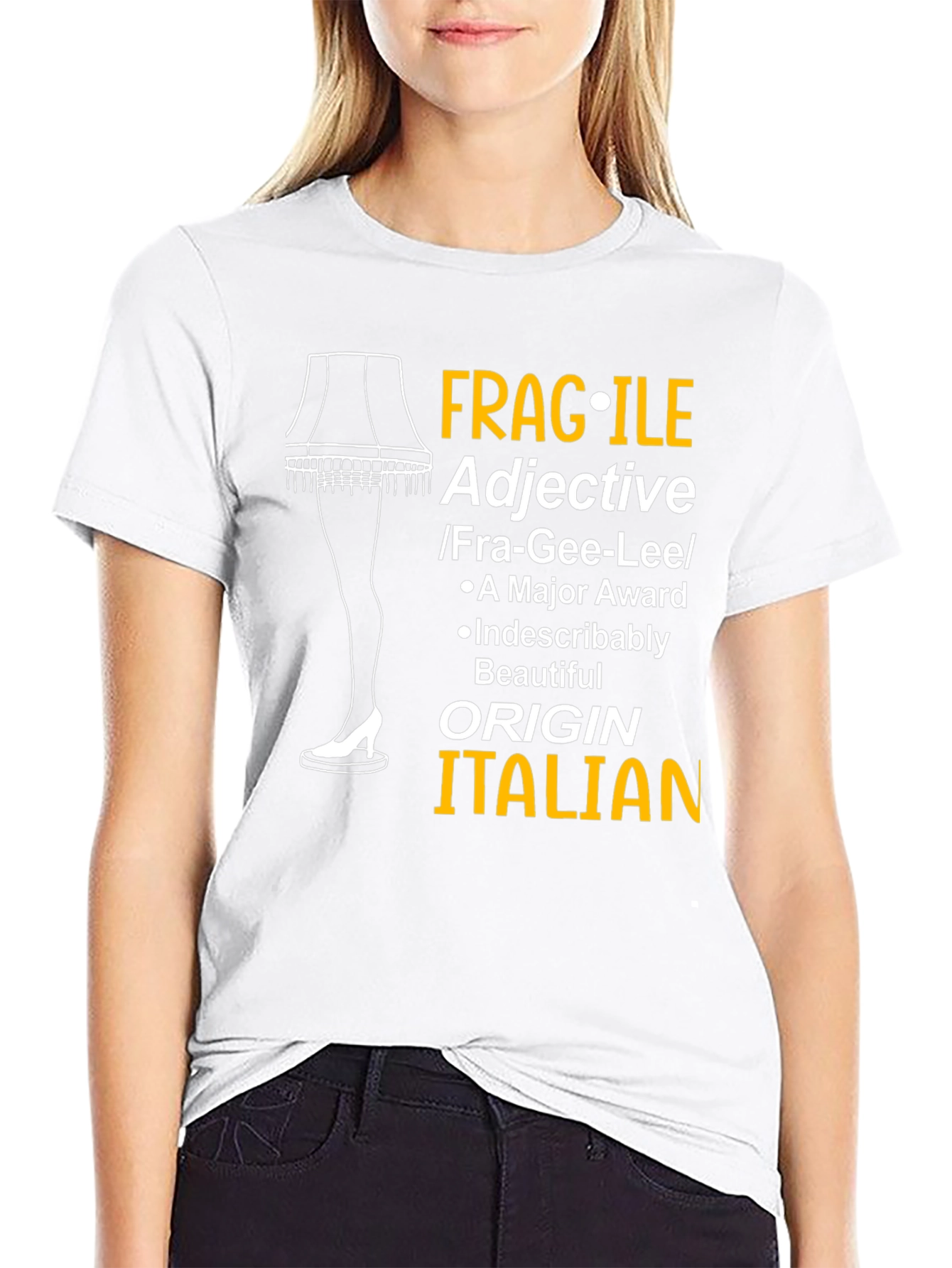 Fragile Leg Lamp T-Shirt - A Christmas Story