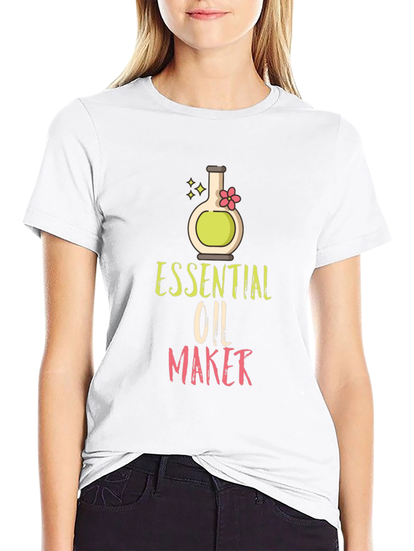 Essential Oil Maker T-Shirt - Black Cotton Blend
