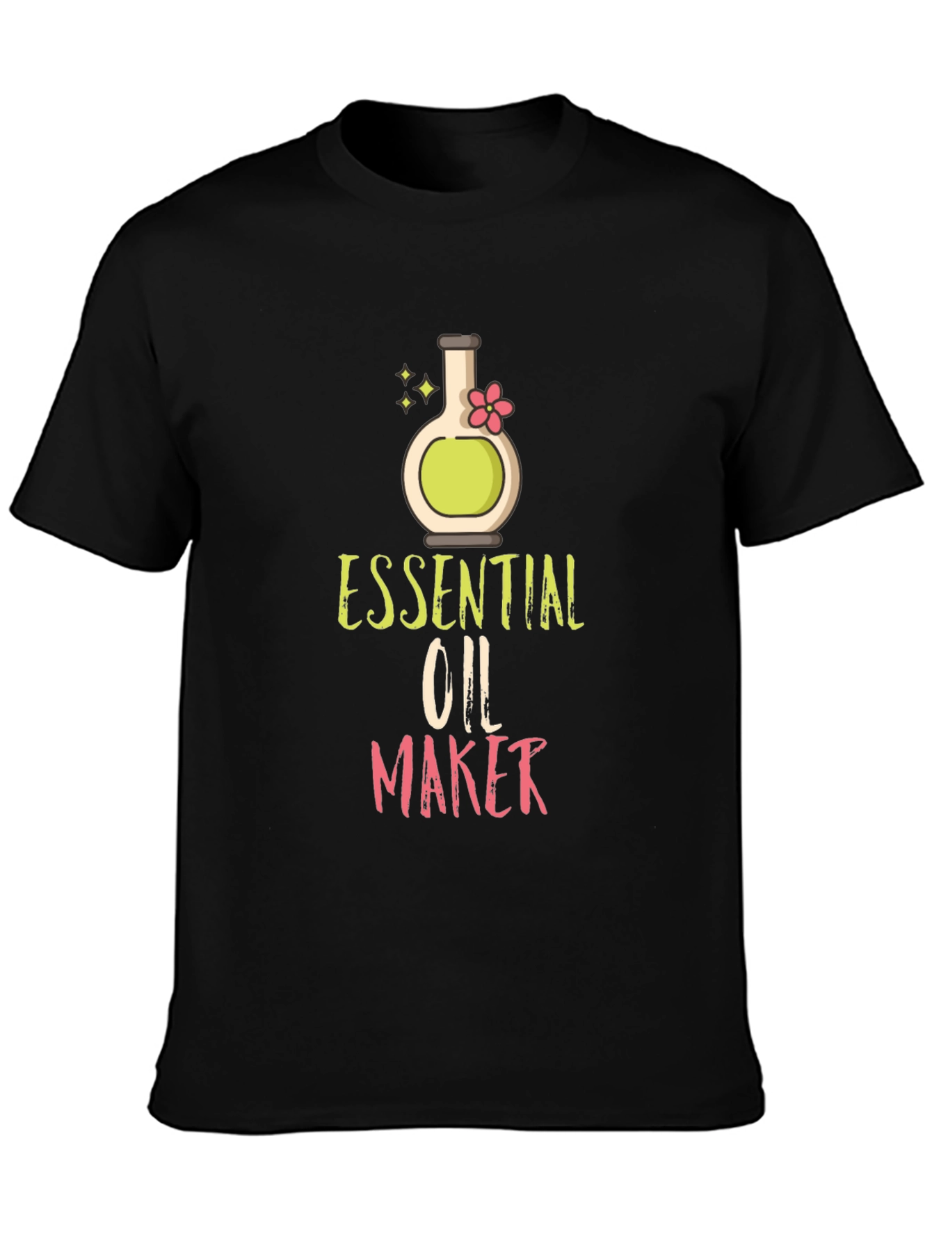 Essential Oil Maker T-Shirt - Black Cotton Blend
