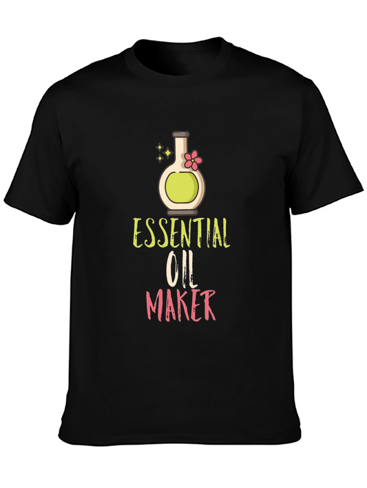 Essential Oil Maker T-Shirt - Black Cotton Blend