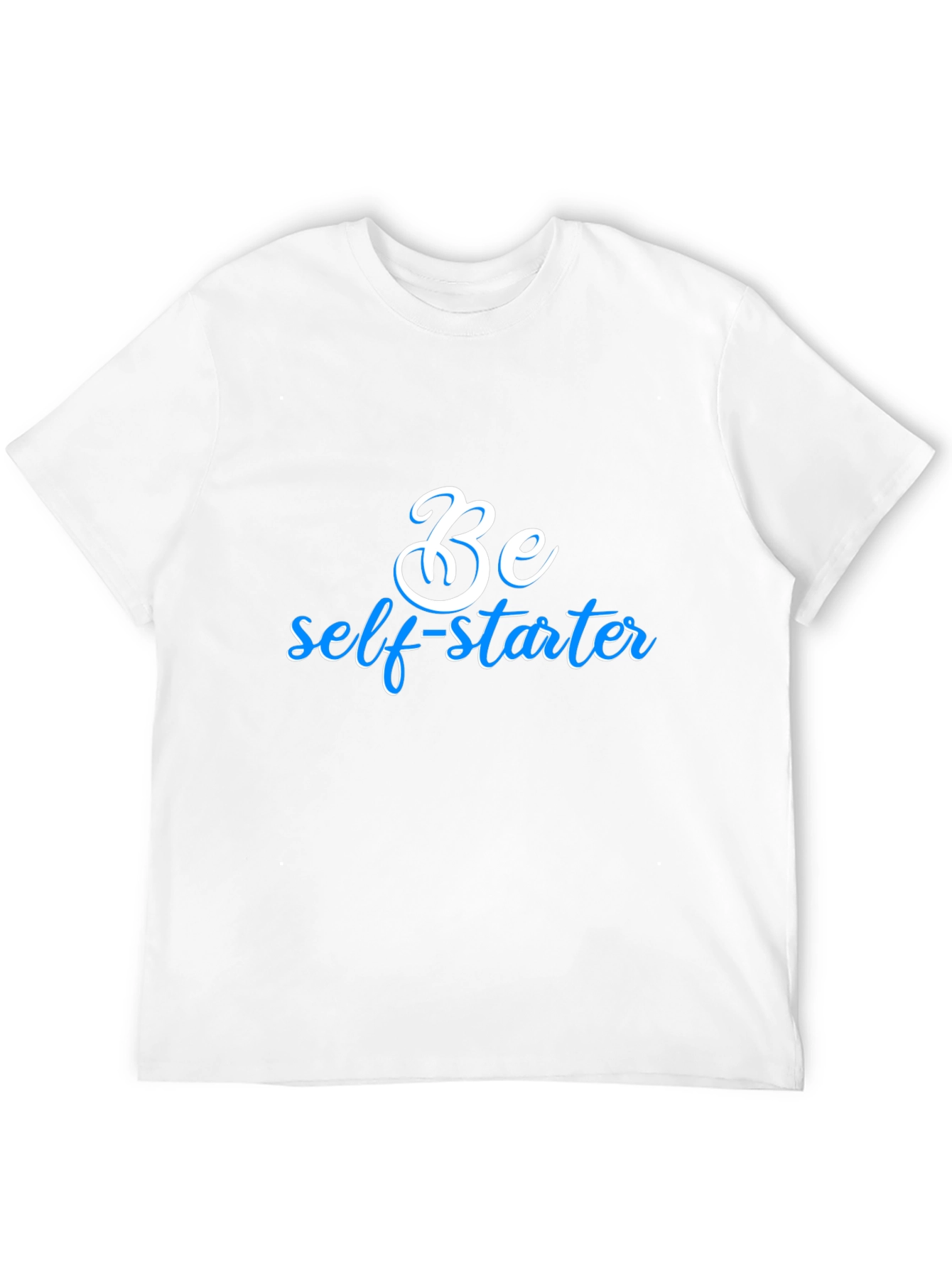 Be Self-Starter Black Graphic Tee