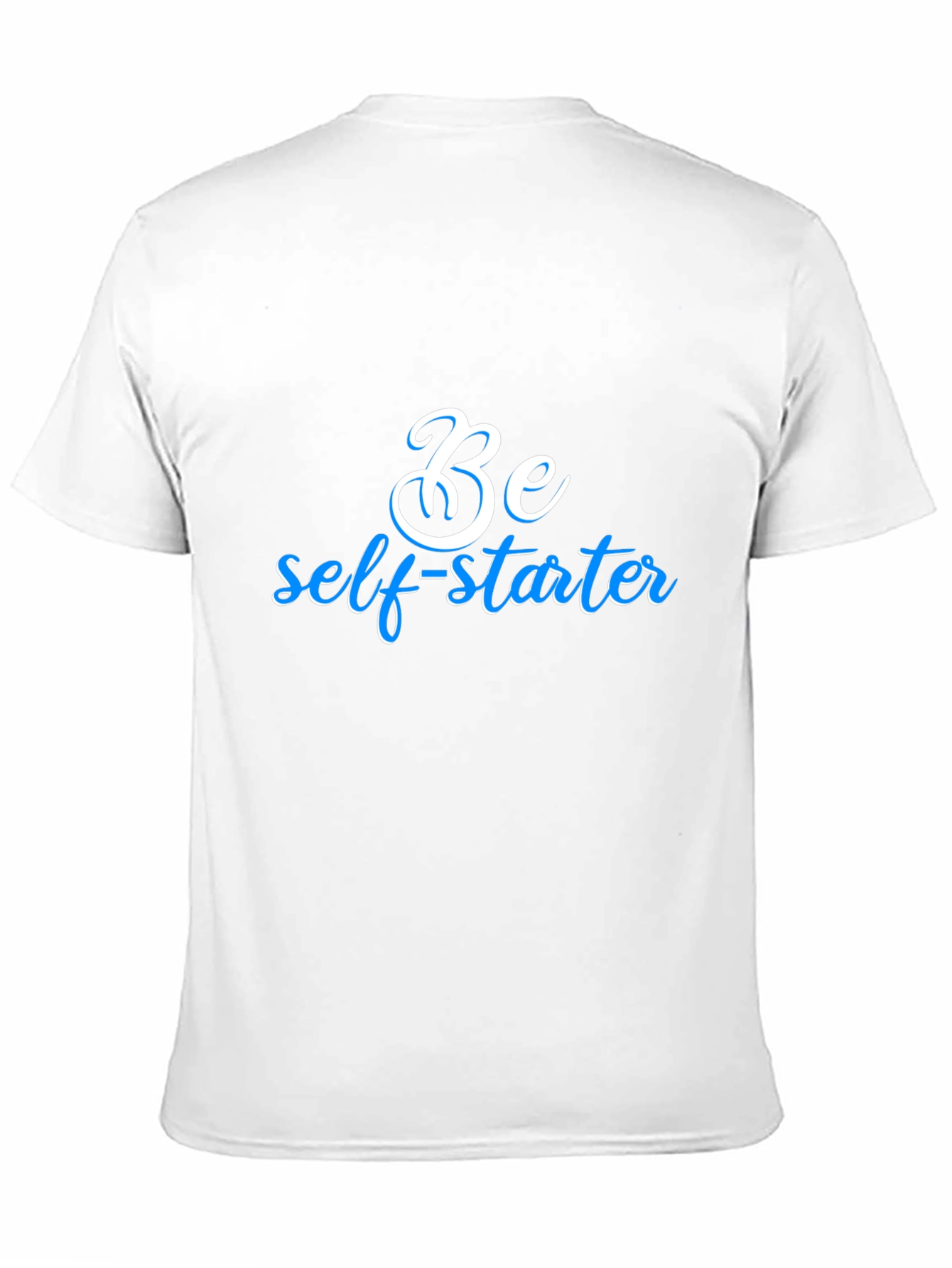 Be Self-Starter Black Graphic Tee