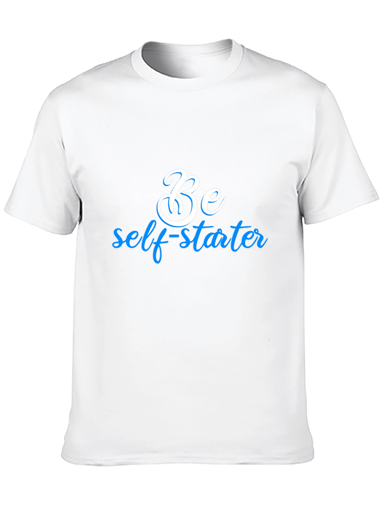 Be Self-Starter Black Graphic Tee