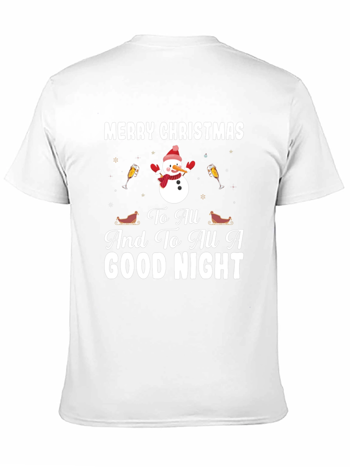 Festive Merry Christmas Graphic T-Shirt