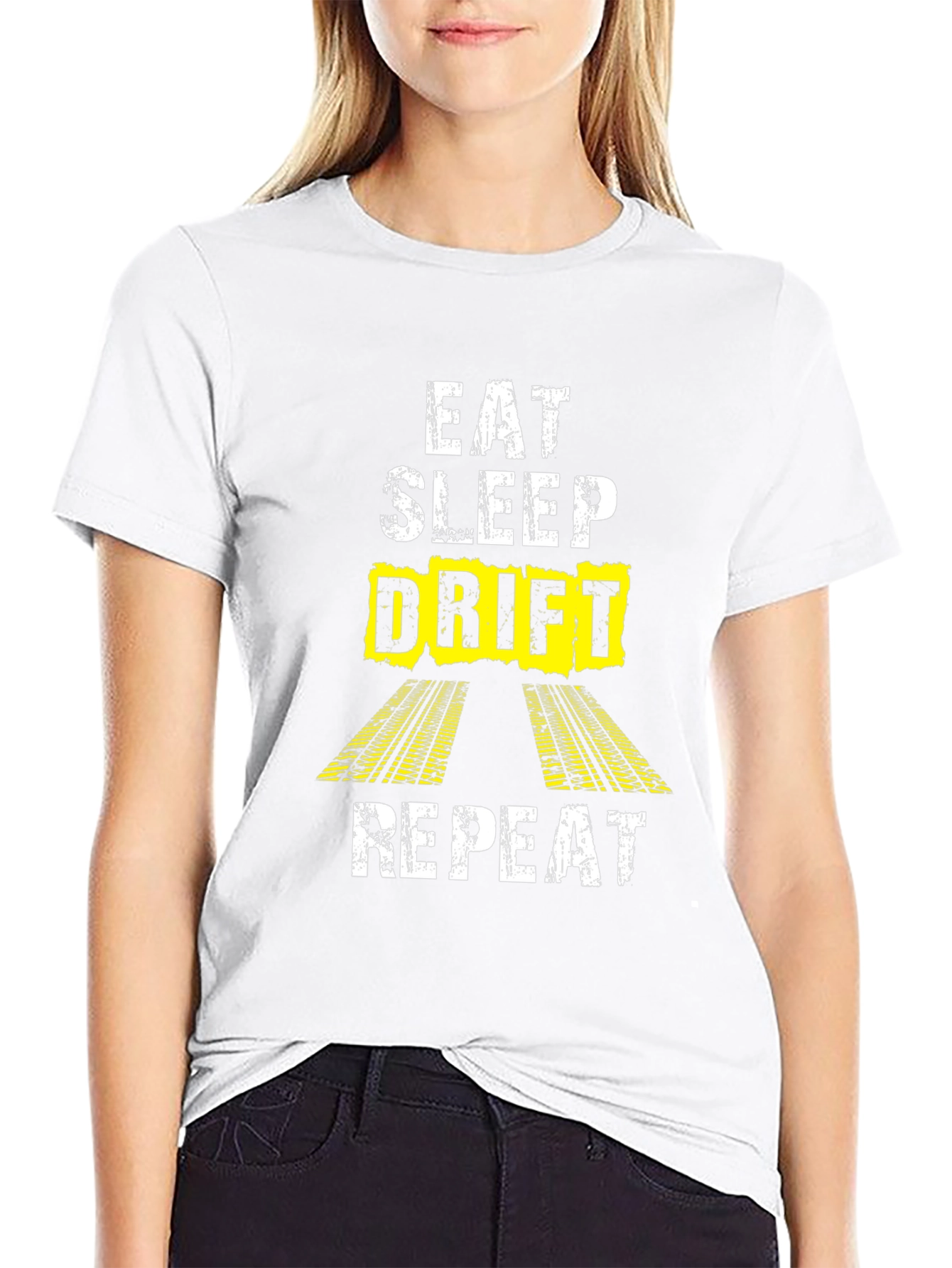 Eat Sleep Drift Repeat Graphic T-Shirt