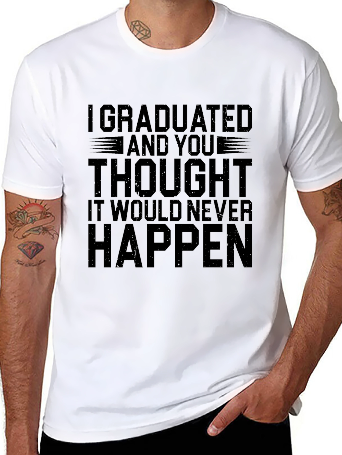 I Graduated T-Shirt - Funny Graduation Gift