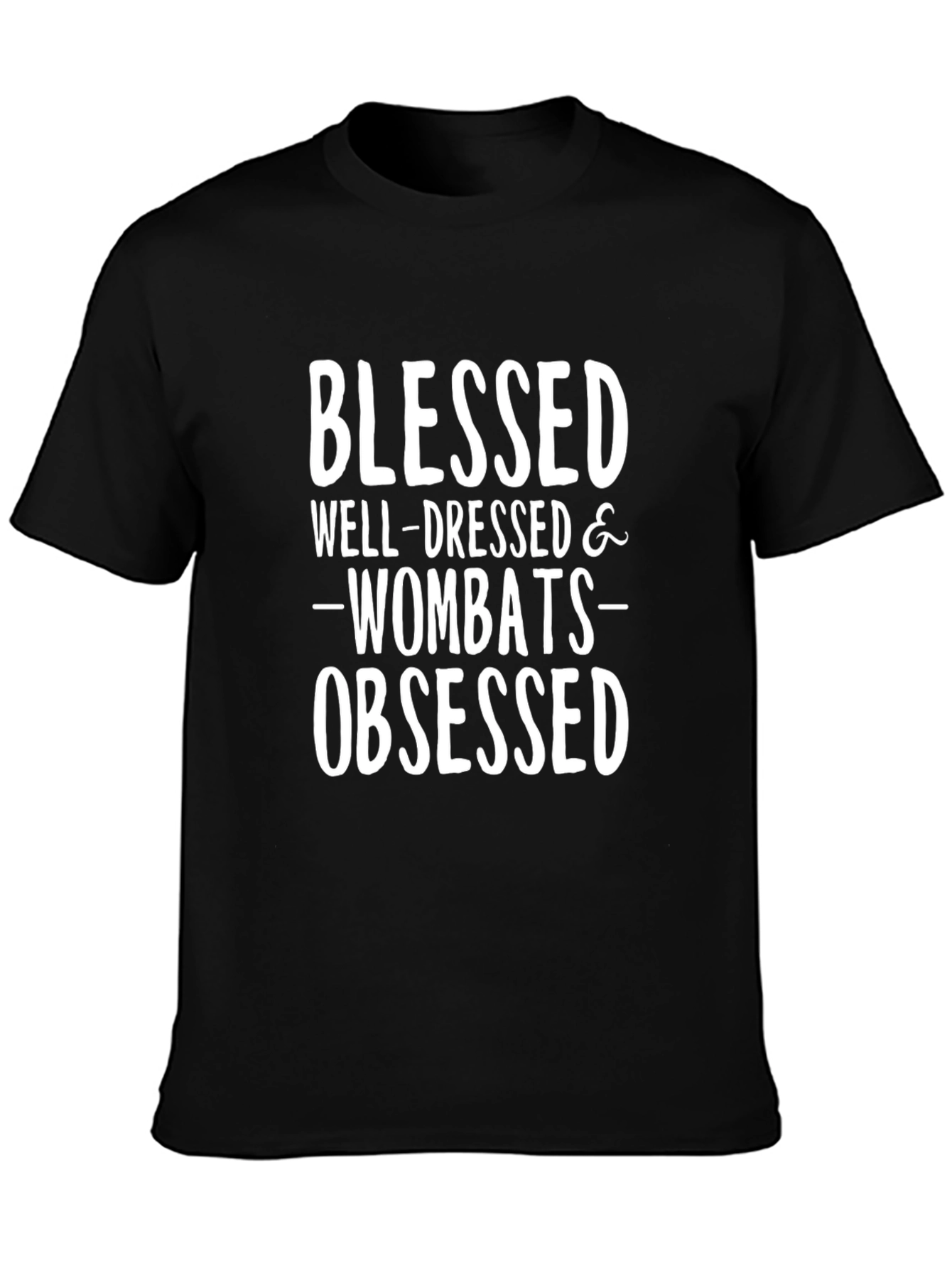 Blessed Wombats Obsessed Graphic T-Shirt
