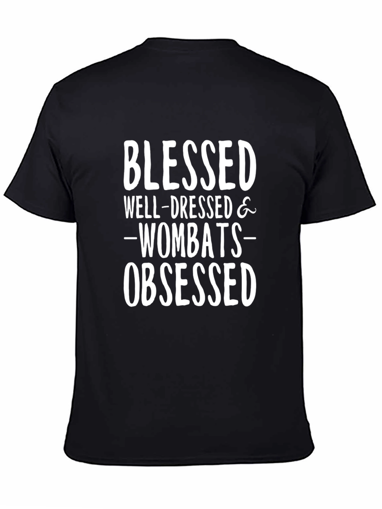 Blessed Wombats Obsessed Graphic T-Shirt