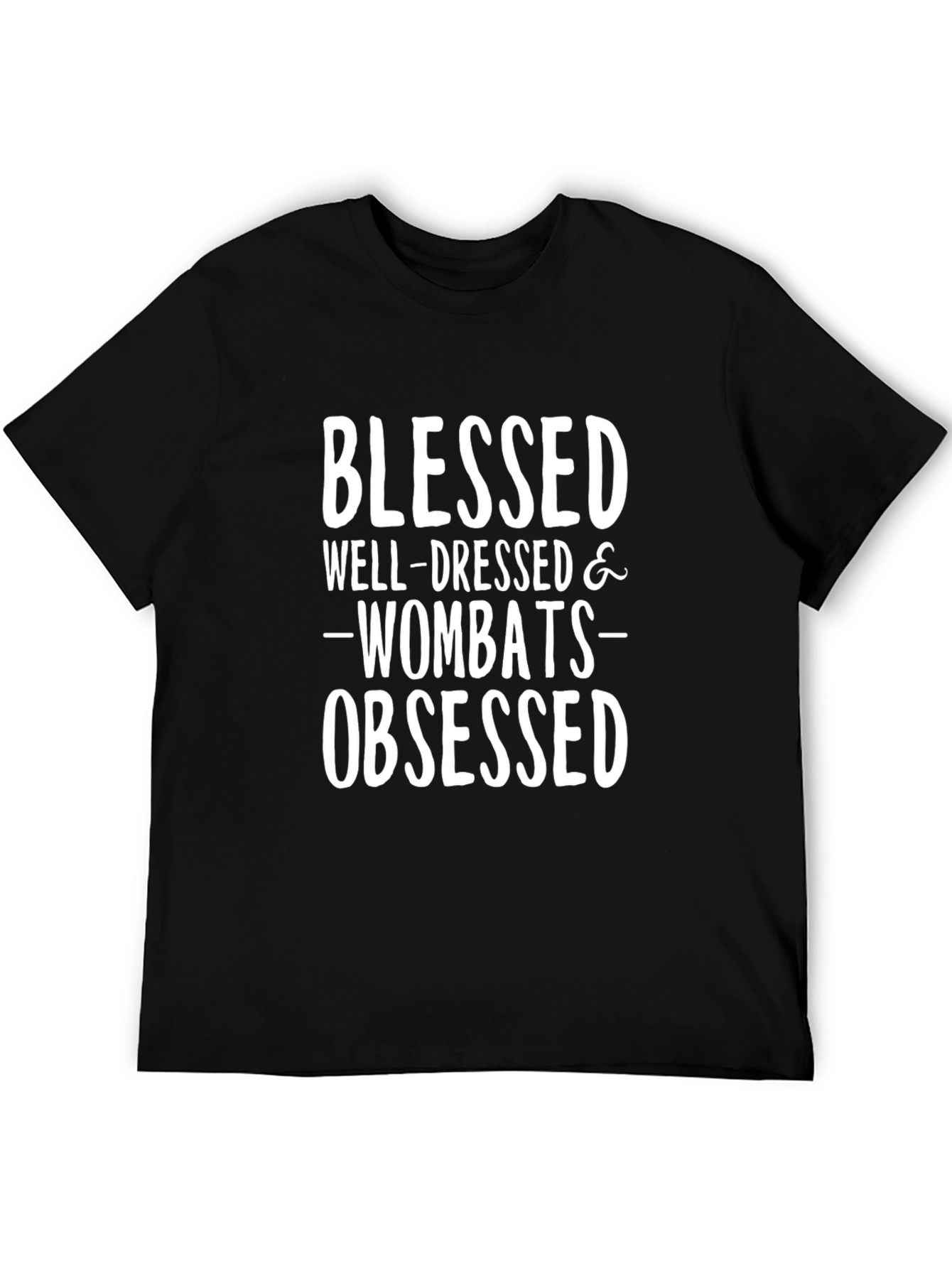 Blessed Wombats Obsessed Graphic T-Shirt