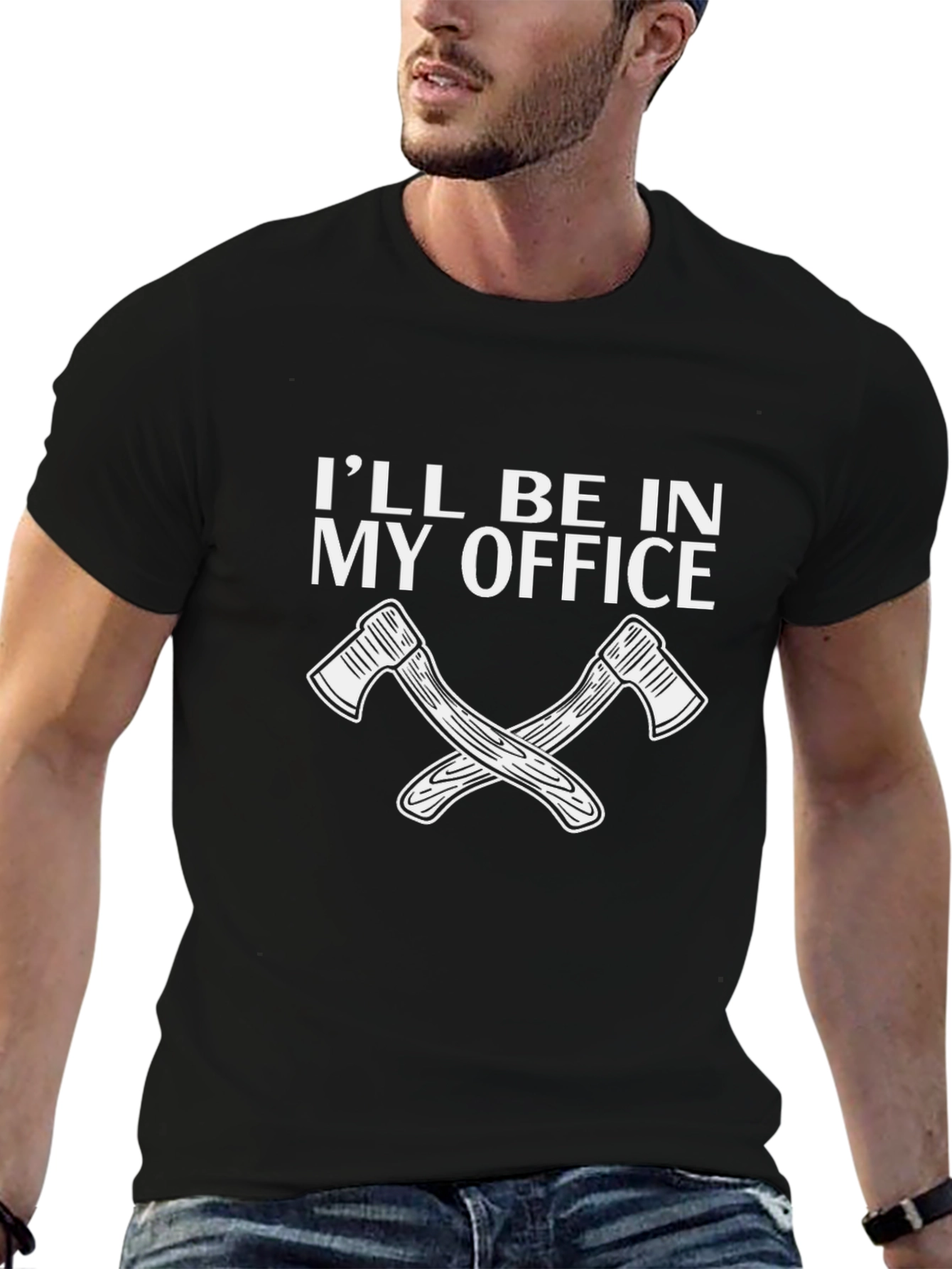 Ill Be In My Office Axe T-Shirt