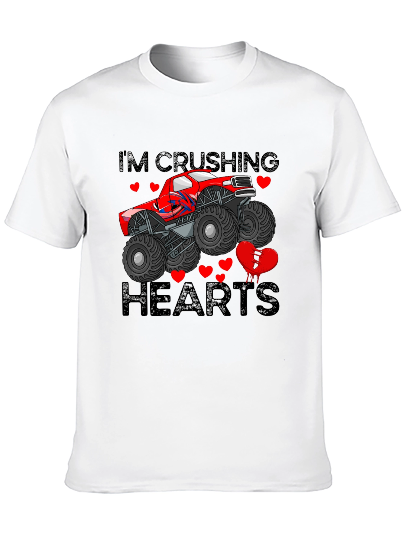 Im Crushing Hearts Monster Truck T-Shirt