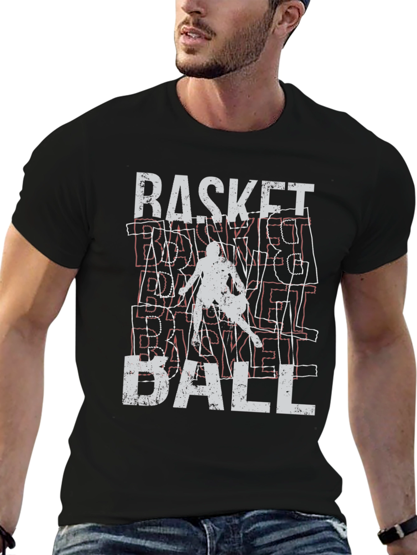 Basketball Graphic Tee - Stylish & Sporty