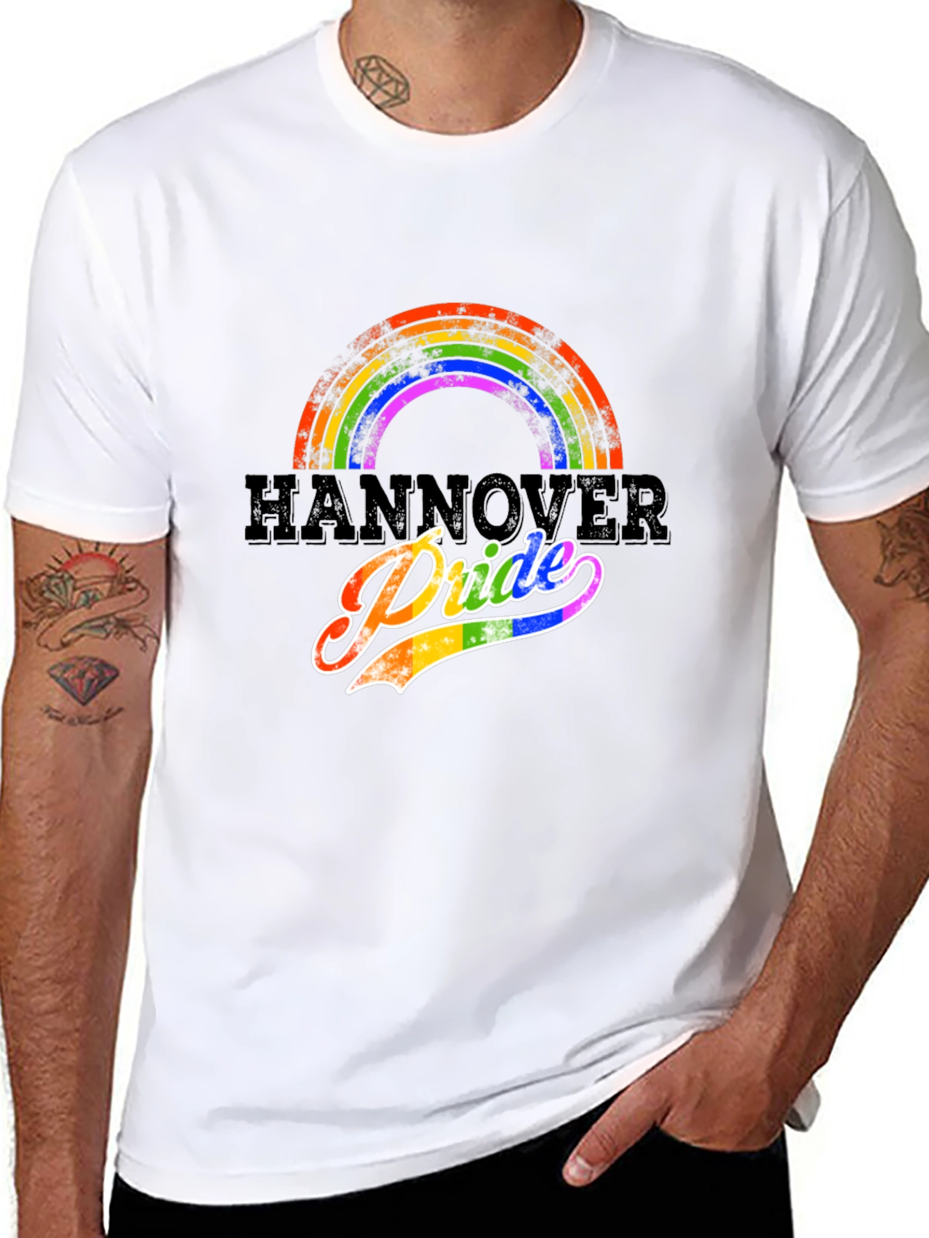 Hannover Pride Rainbow Graphic Tee