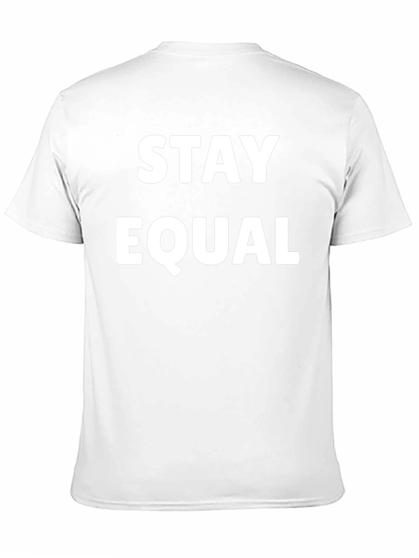 Stay Equal Black Graphic T-Shirt