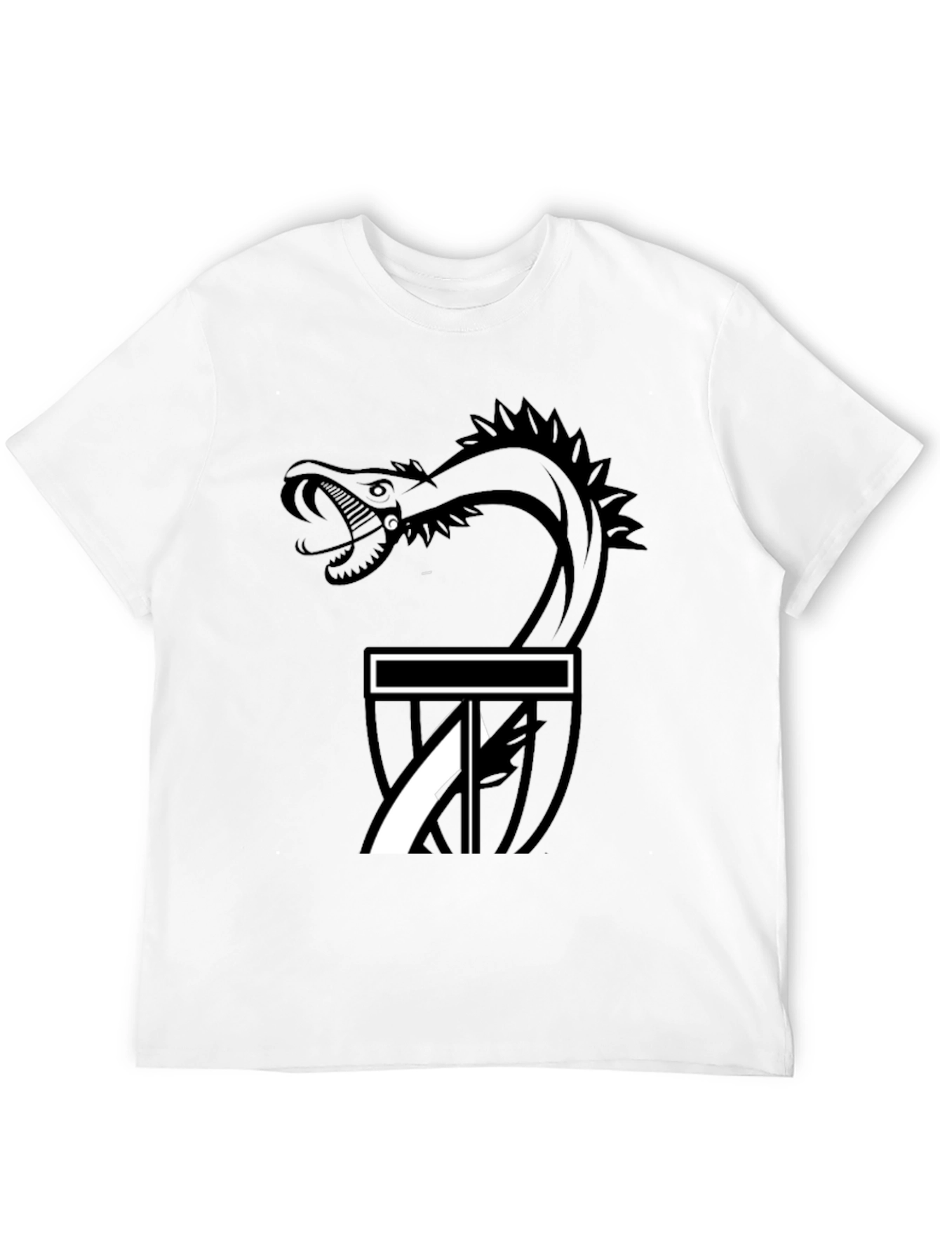 Serpent Strike Disc Golf T-Shirt - Black