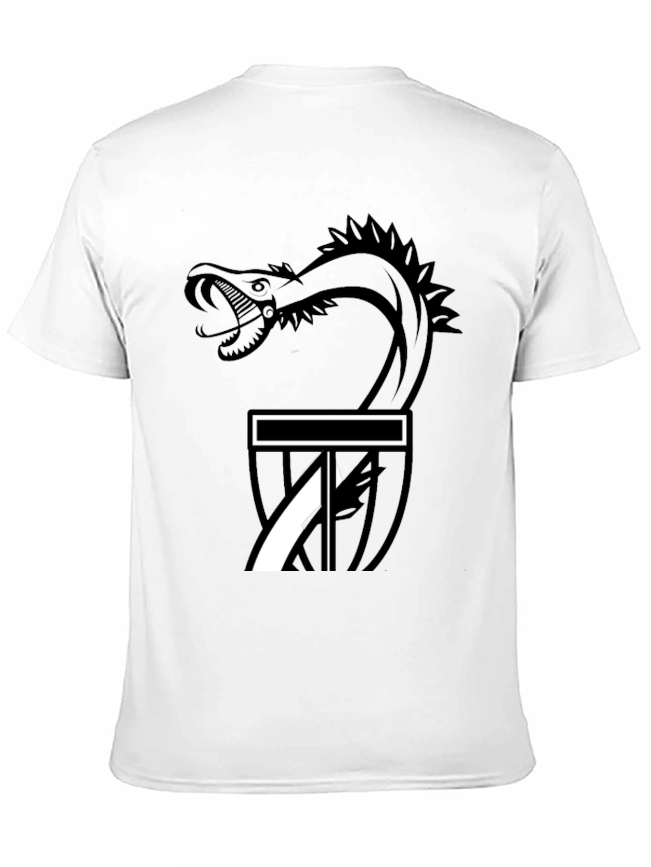 Serpent Strike Disc Golf T-Shirt - Black