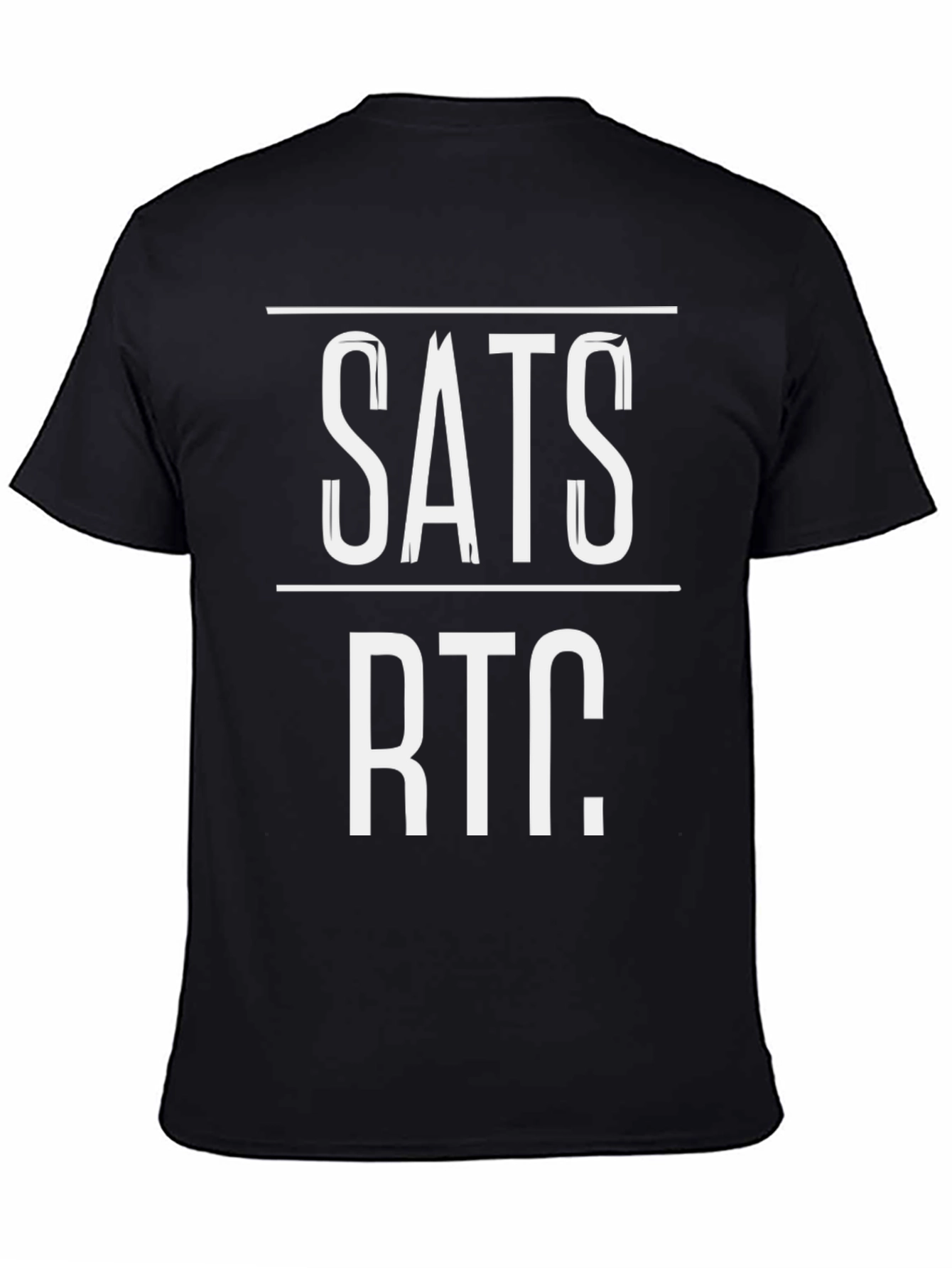 SATS RTC T-Shirt - Bitcoin WebRTC Inspired Tee