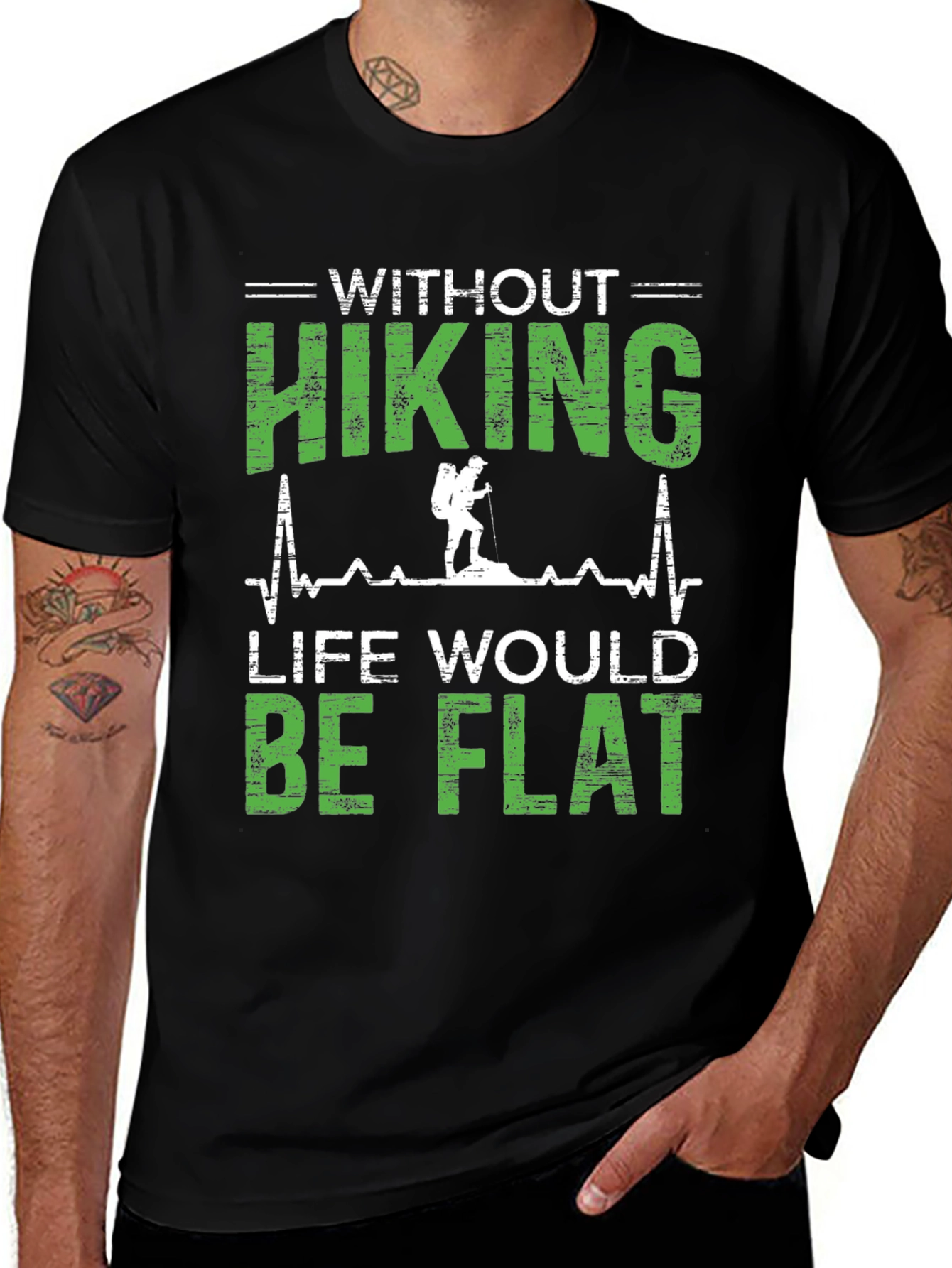 Hiking Life Flat T-Shirt