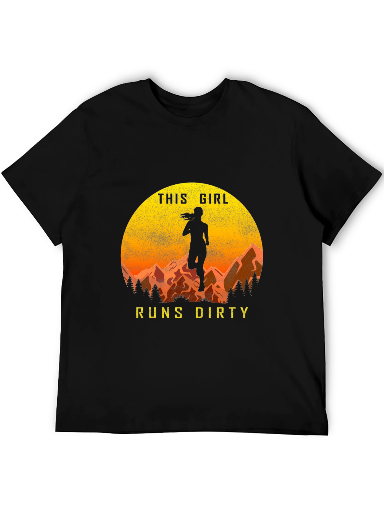 This Girl Runs Dirty T-Shirt - Trail Running Tee