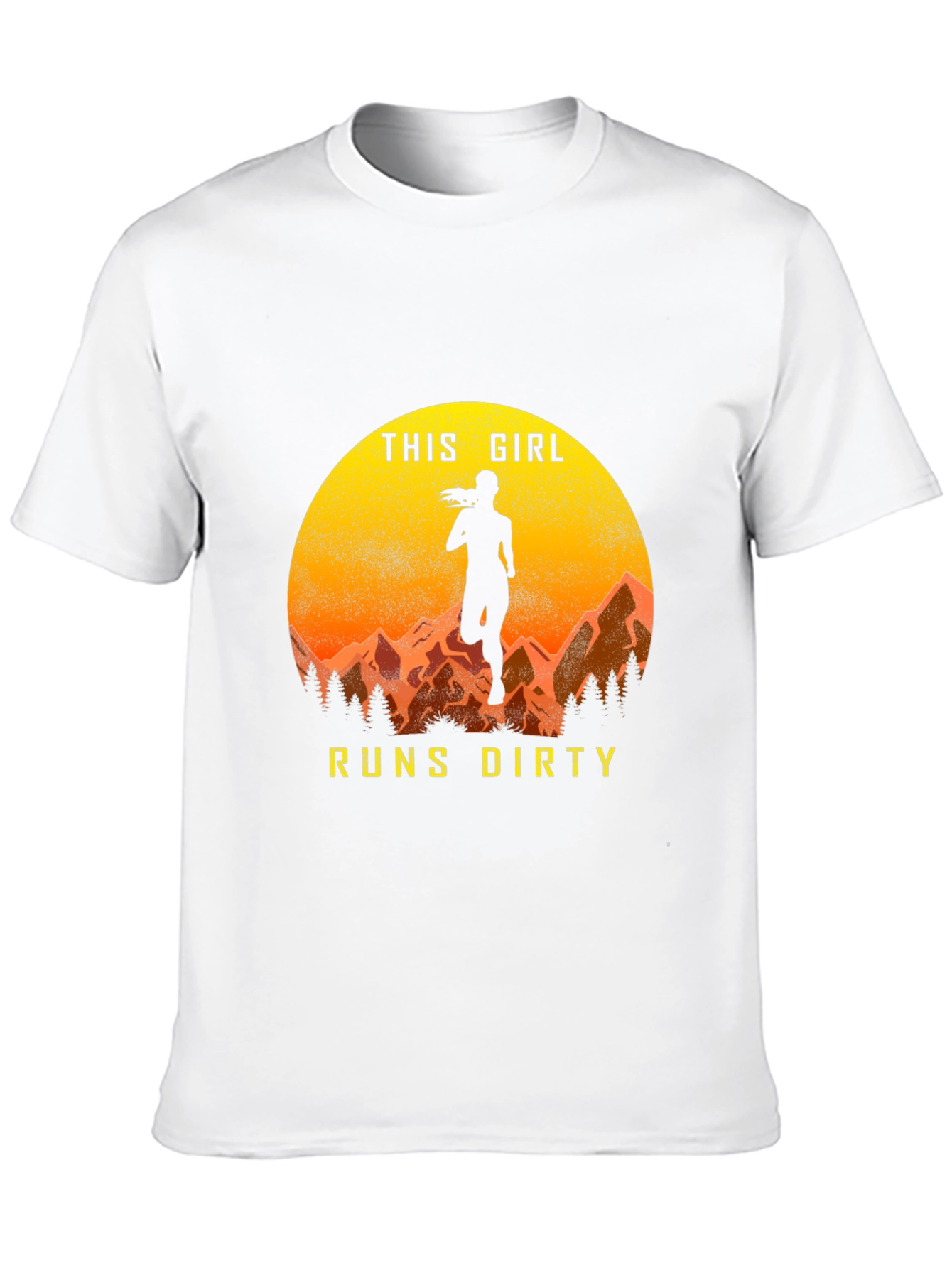 This Girl Runs Dirty T-Shirt - Trail Running Tee