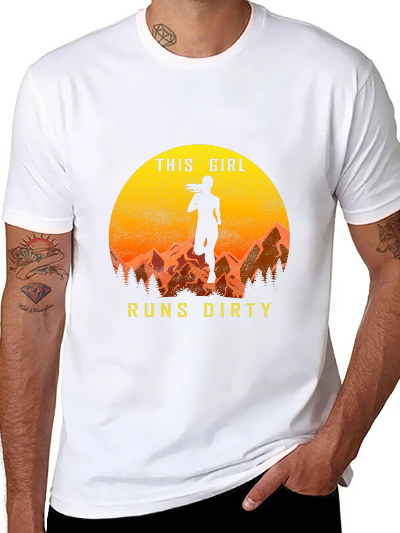 This Girl Runs Dirty T-Shirt - Trail Running Tee
