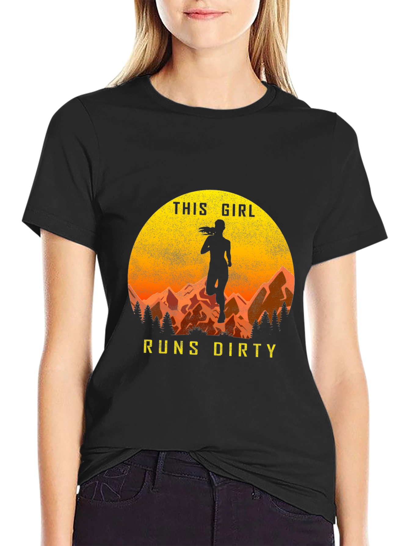 This Girl Runs Dirty T-Shirt - Trail Running Tee