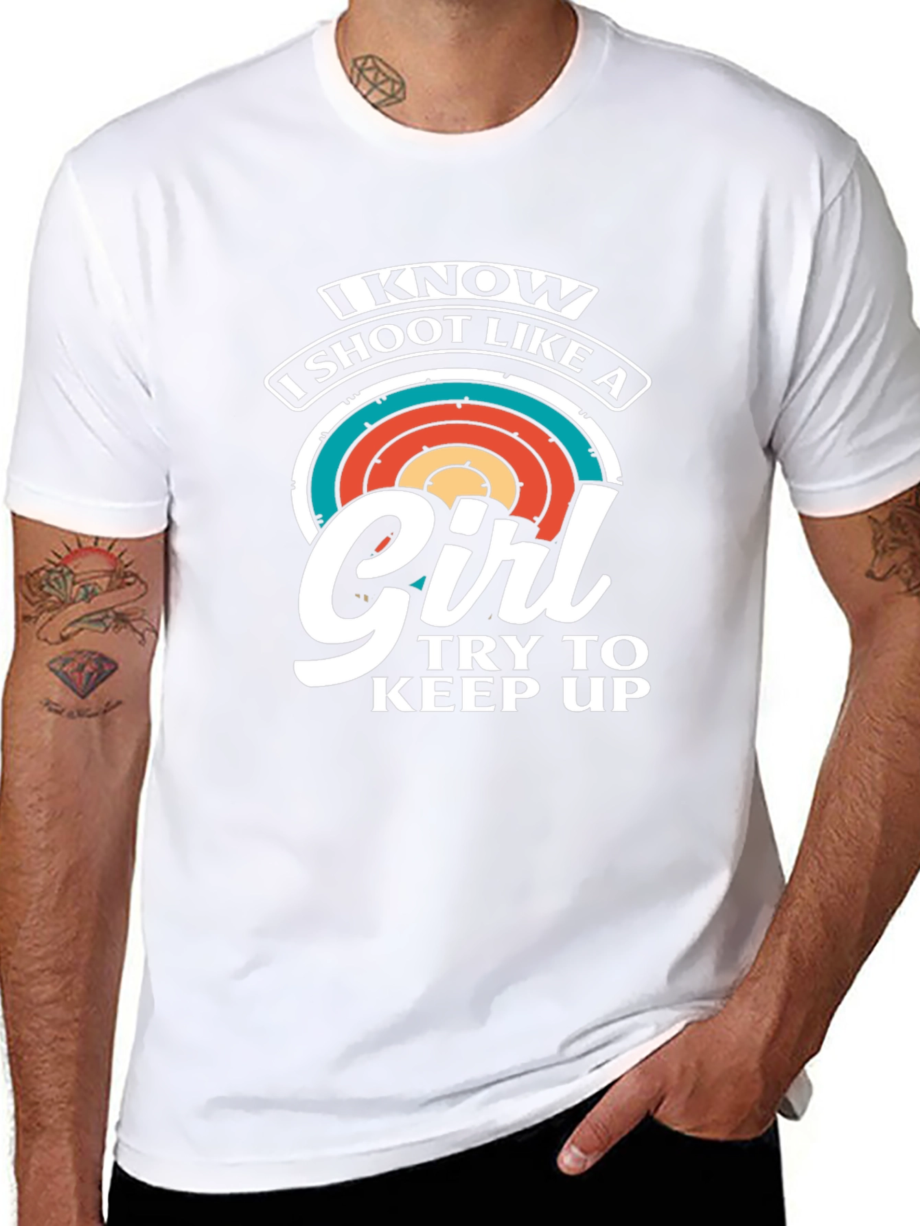 I Know I Shoot Like a Girl T-Shirt