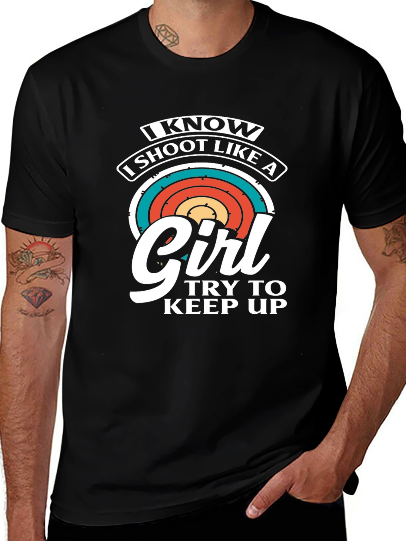 I Know I Shoot Like a Girl T-Shirt