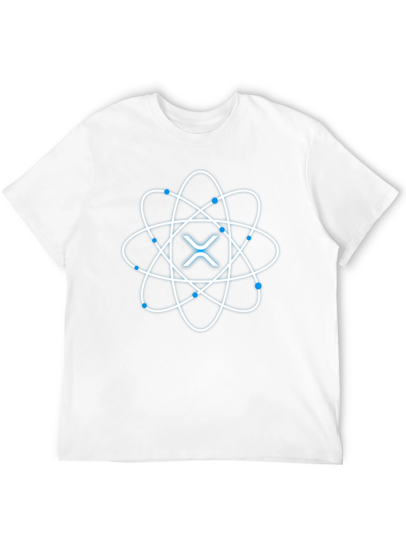 Atomic XRP Black T-Shirt - Stylish Crypto Apparel