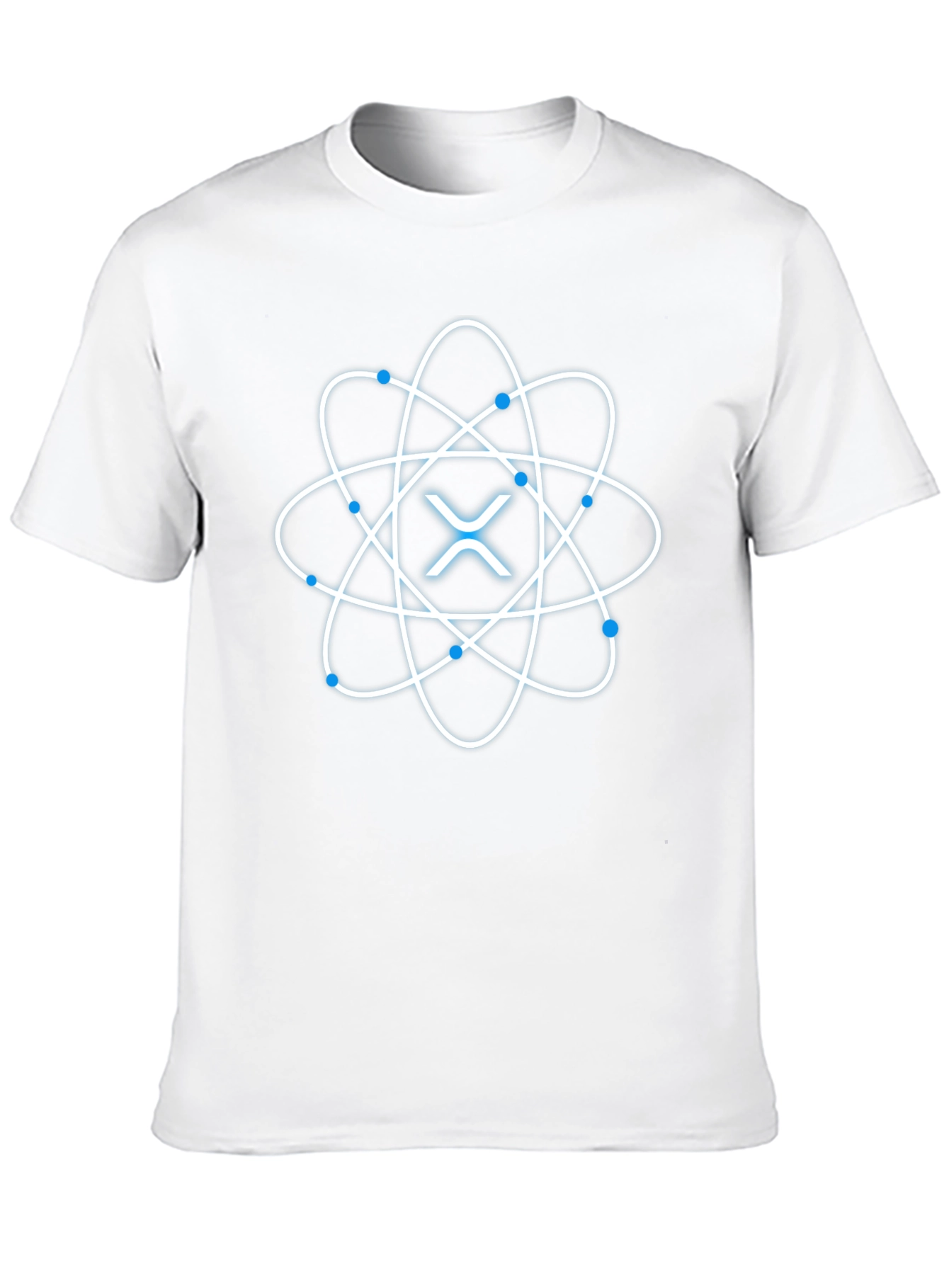 Atomic XRP Black T-Shirt - Stylish Crypto Apparel