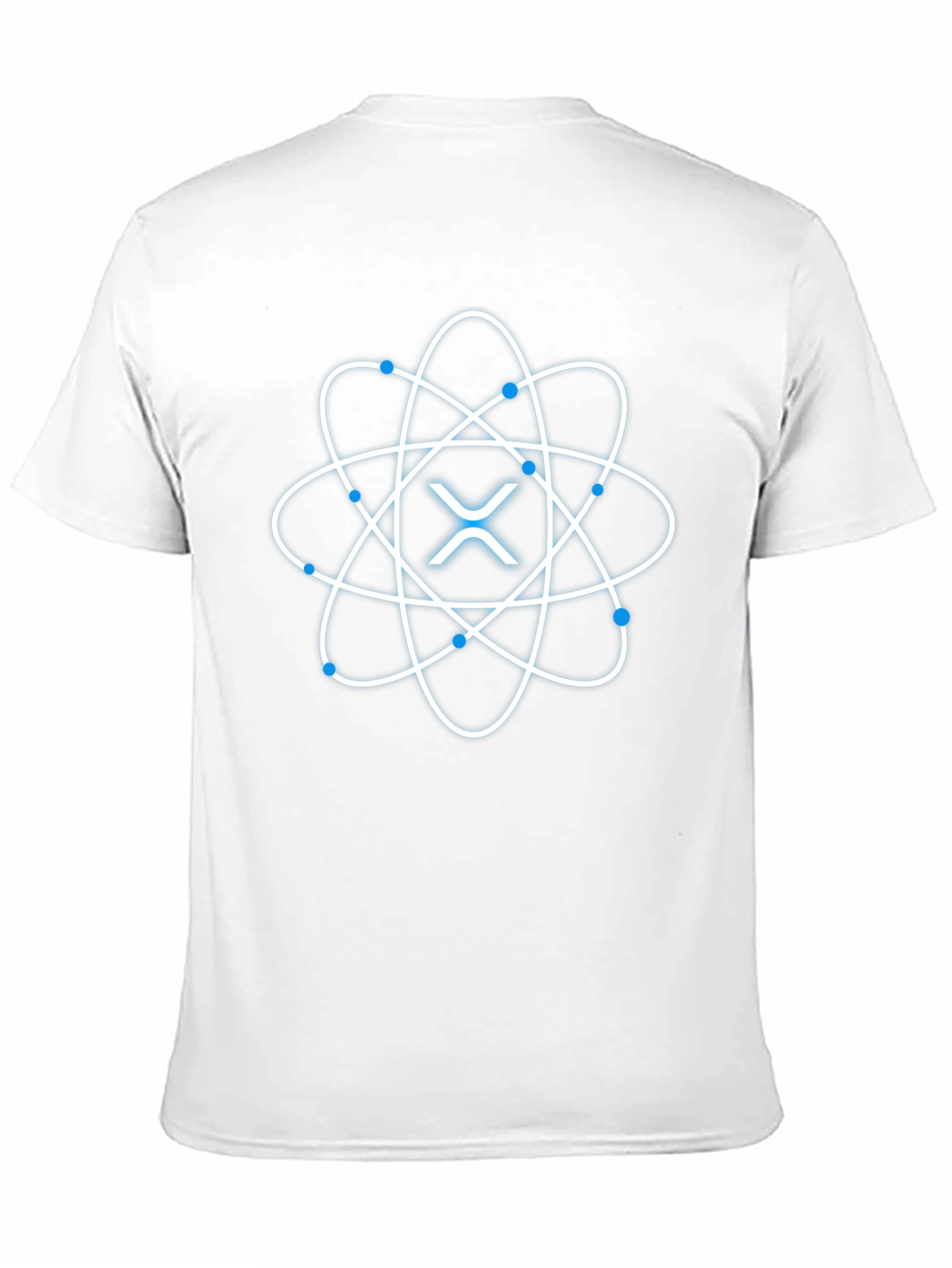 Atomic XRP Black T-Shirt - Stylish Crypto Apparel