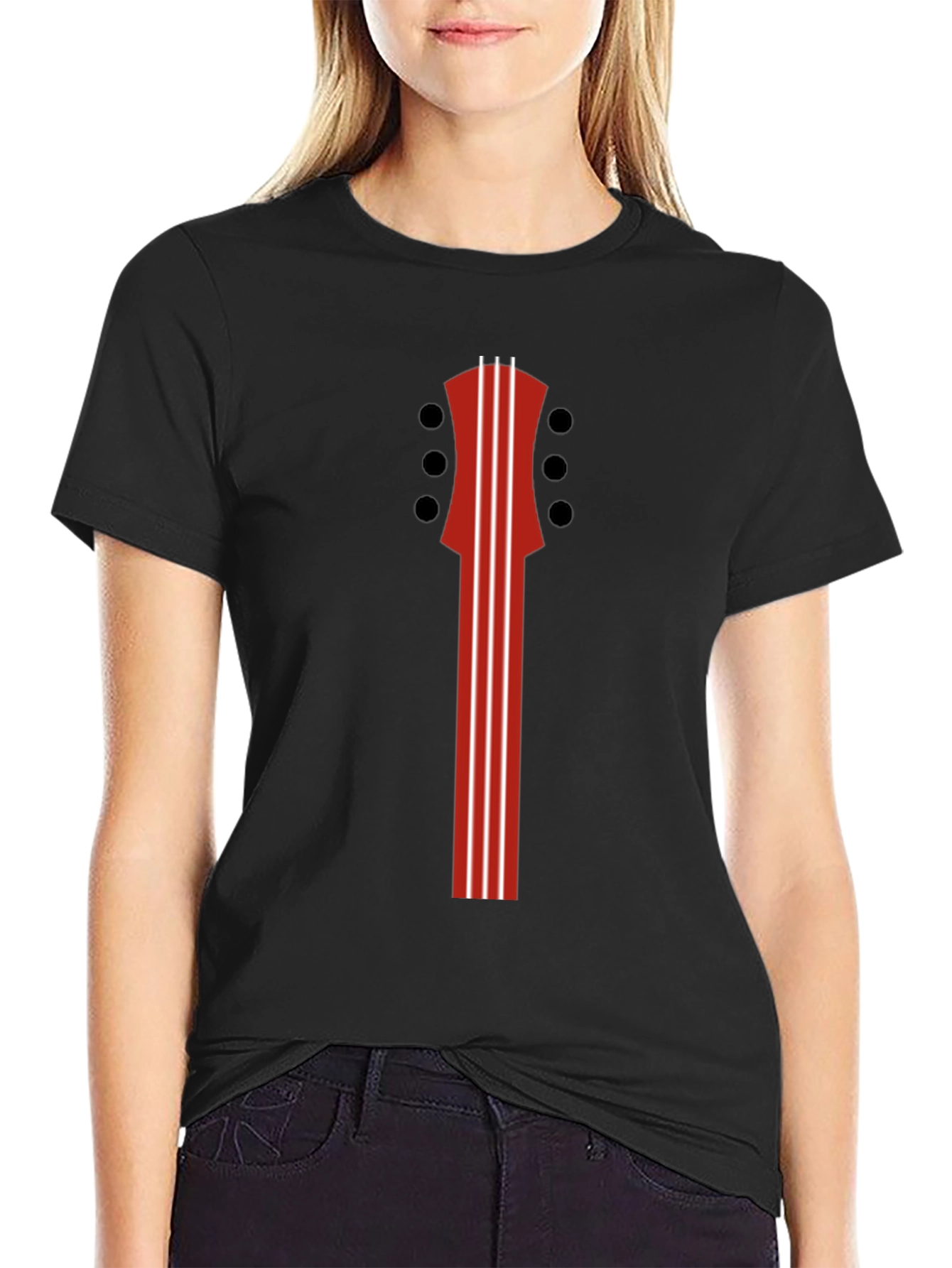 Guitar Headstock Graphic Tee