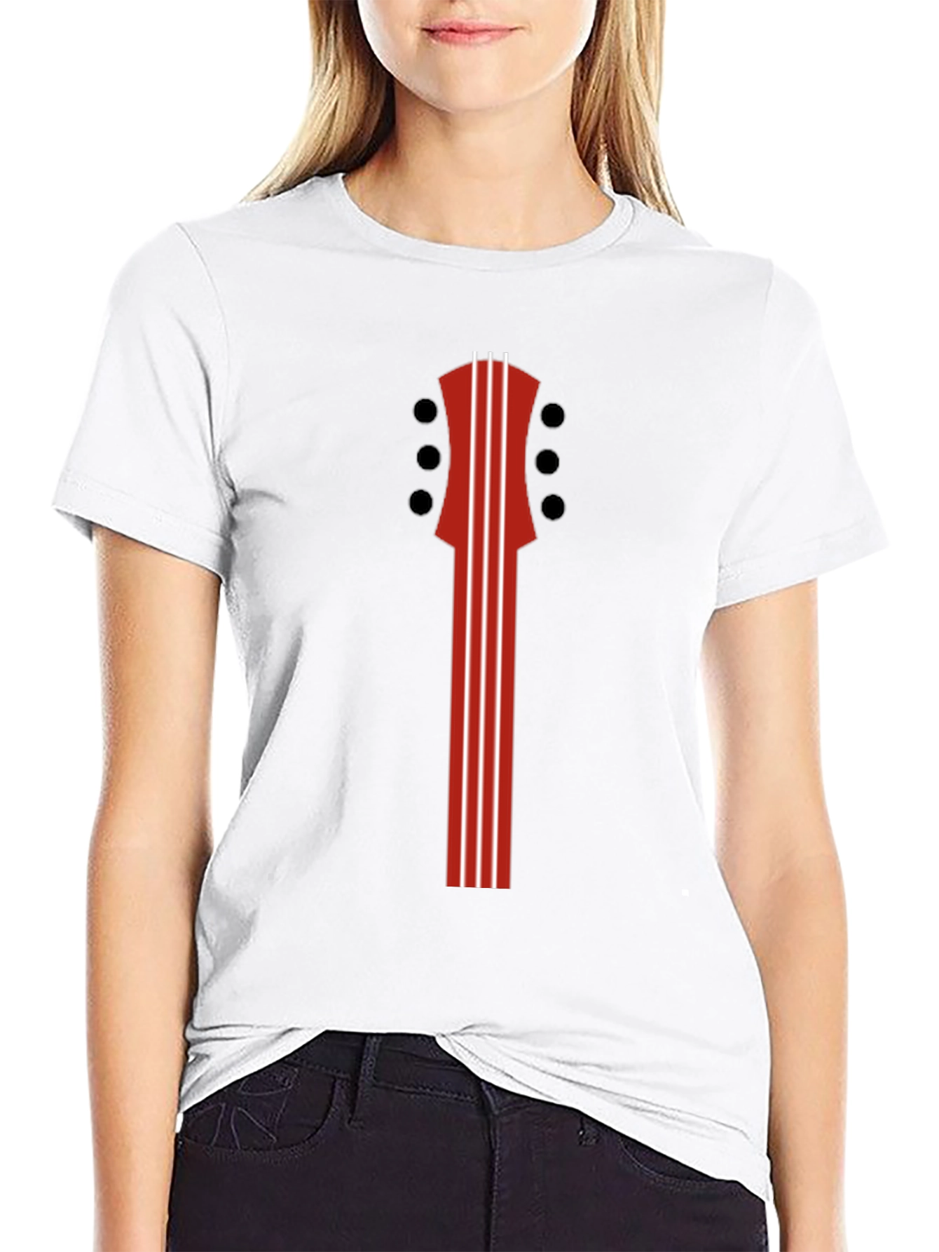Guitar Headstock Graphic Tee