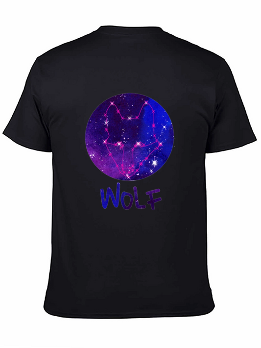 Wolf Constellation Galaxy T-Shirt