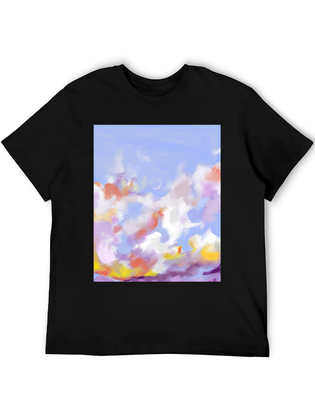 Dreamy Sky T-Shirt - Artistic Cloud Design