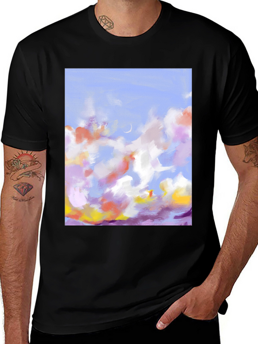 Dreamy Sky T-Shirt - Artistic Cloud Design