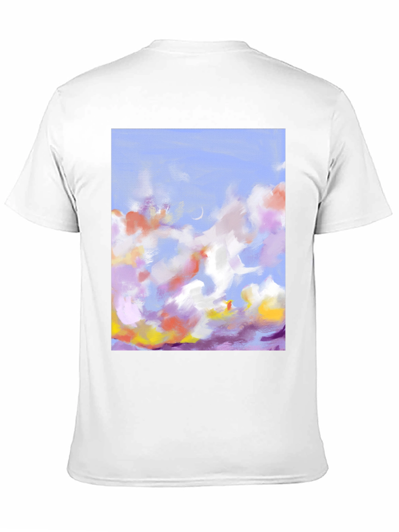 Dreamy Sky T-Shirt - Artistic Cloud Design