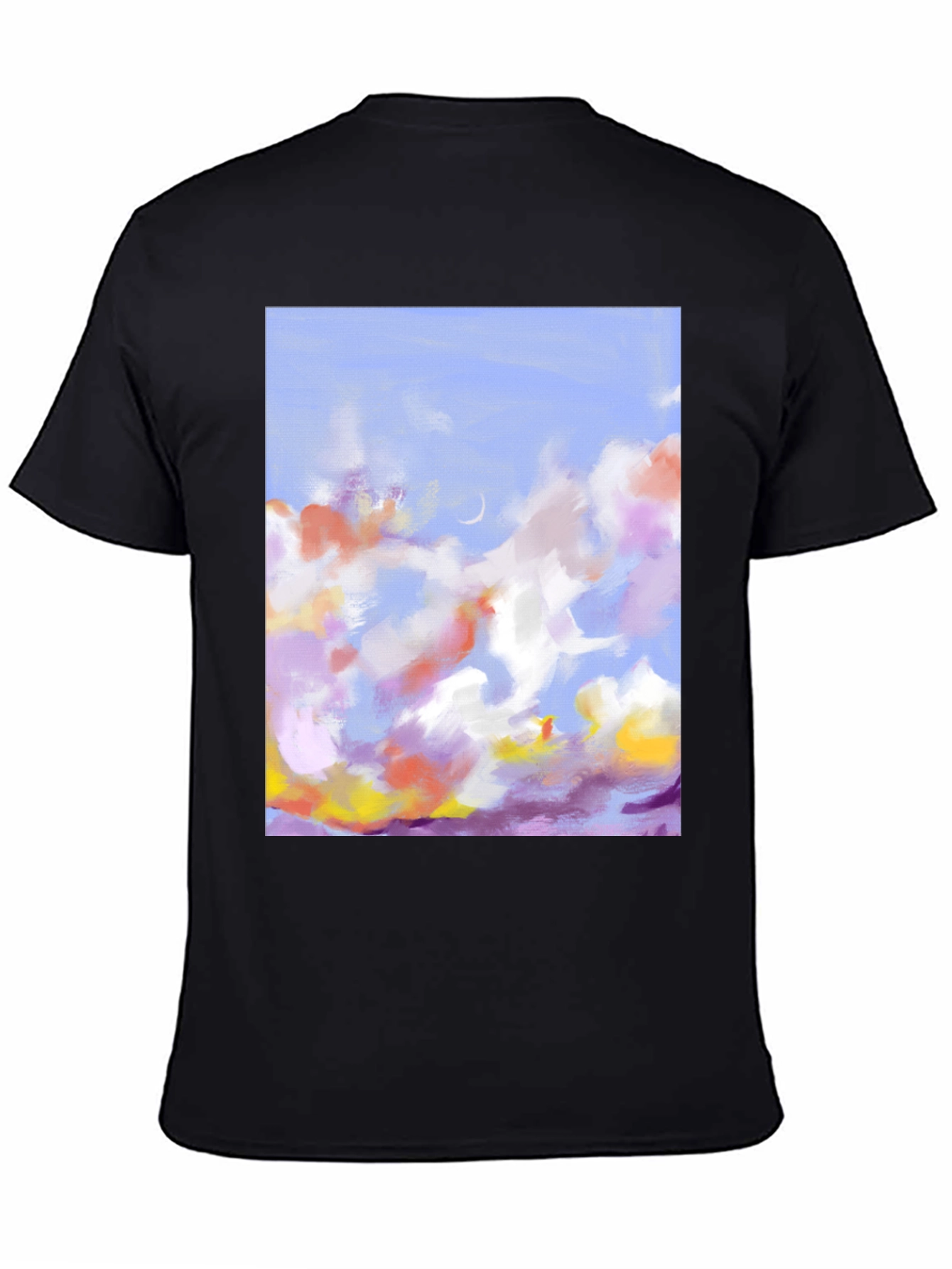 Dreamy Sky T-Shirt - Artistic Cloud Design