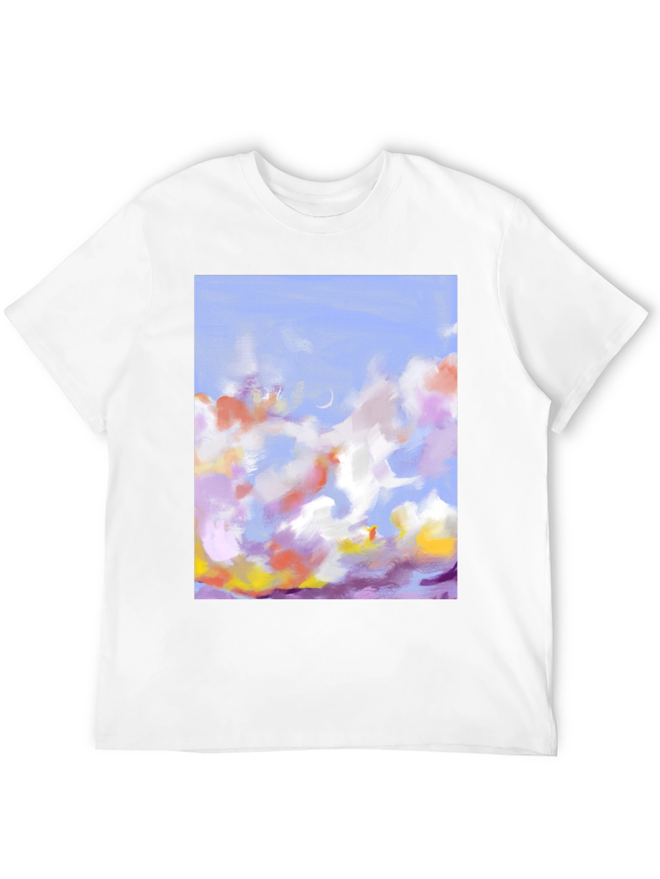 Dreamy Sky T-Shirt - Artistic Cloud Design