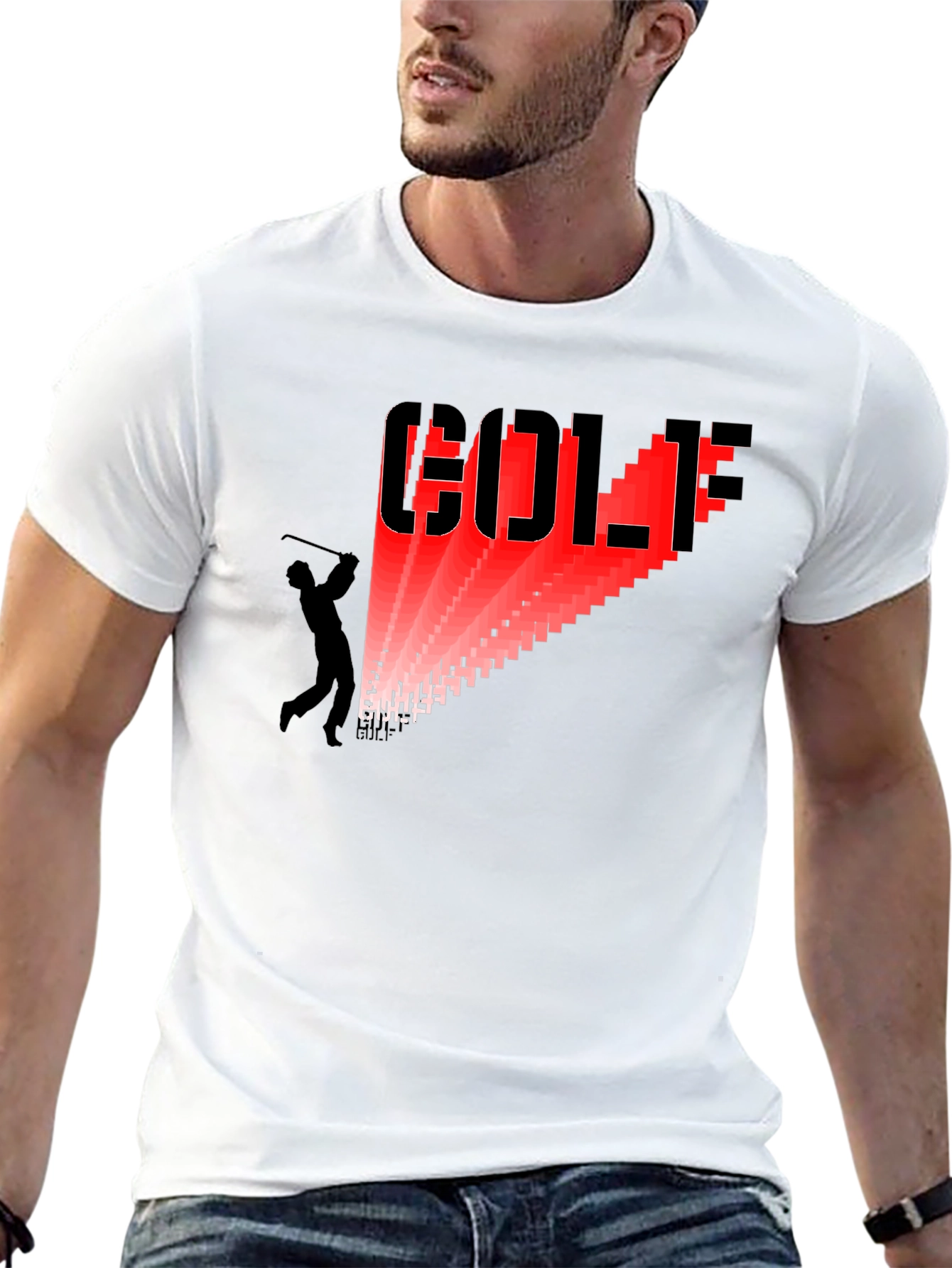 Retro Golf Graphic T-Shirt
