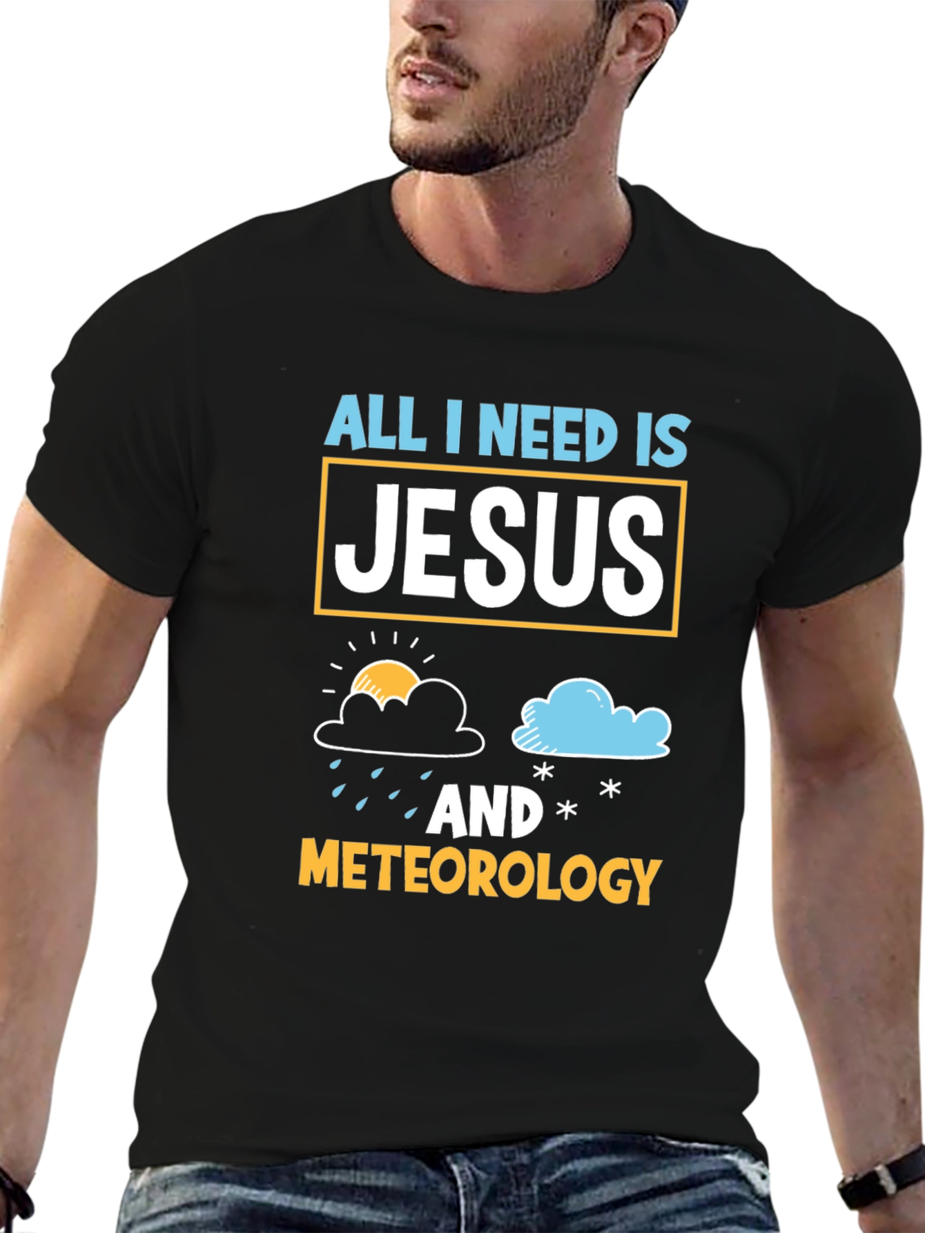 Jesus and Meteorology T-Shirt Christian Weather Tee