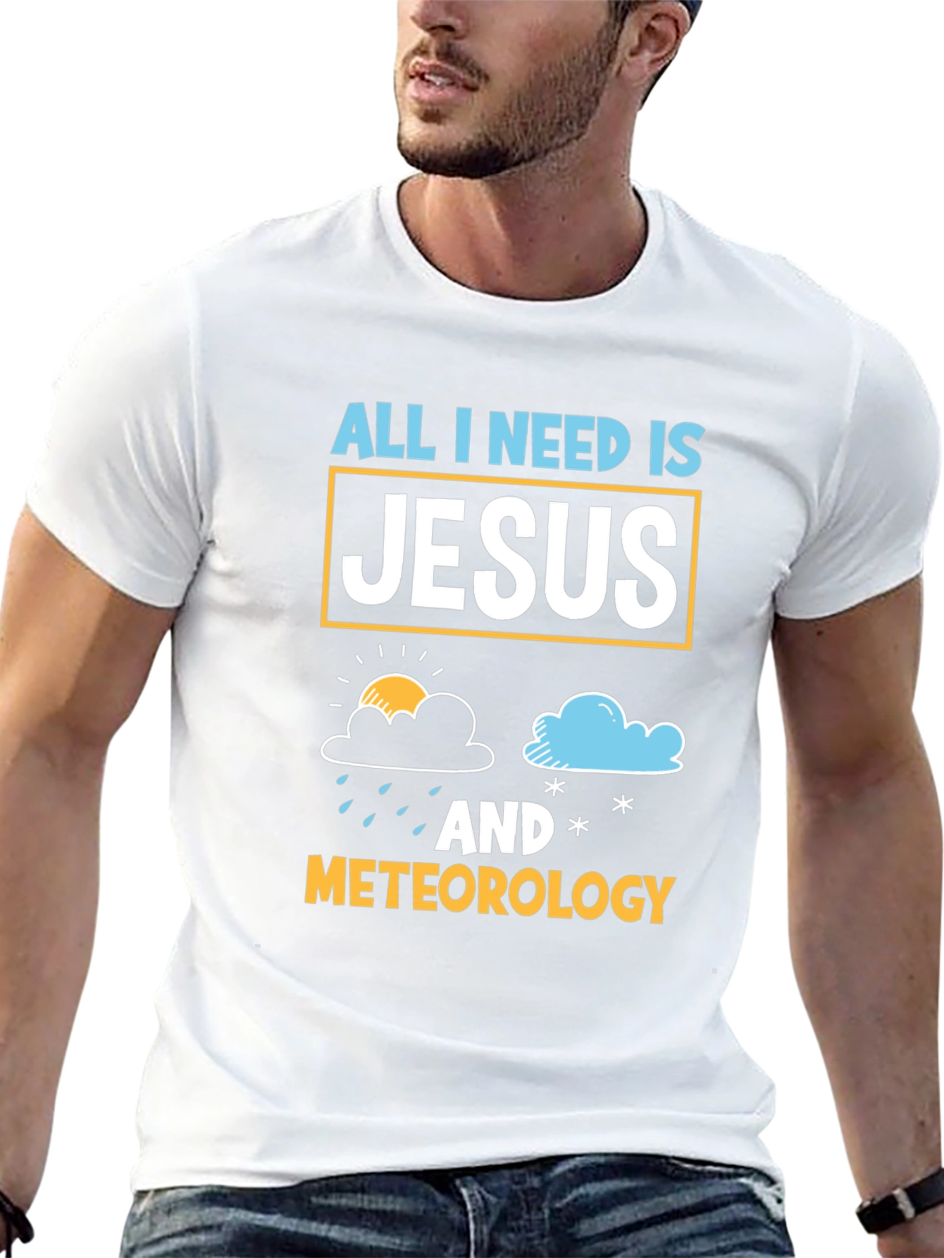 Jesus and Meteorology T-Shirt Christian Weather Tee