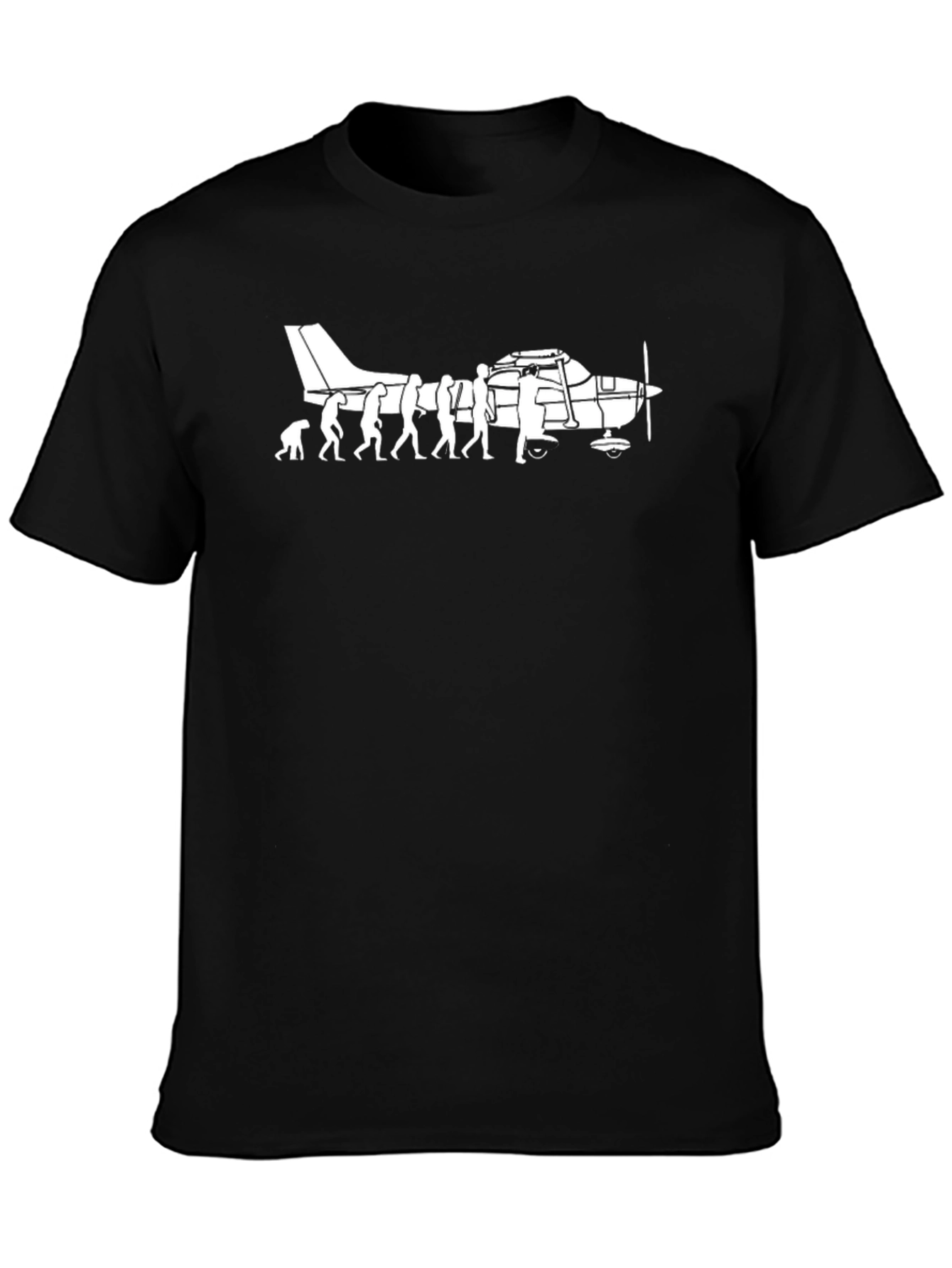 Pilot Evolution T-Shirt - Aviation Humor Tee
