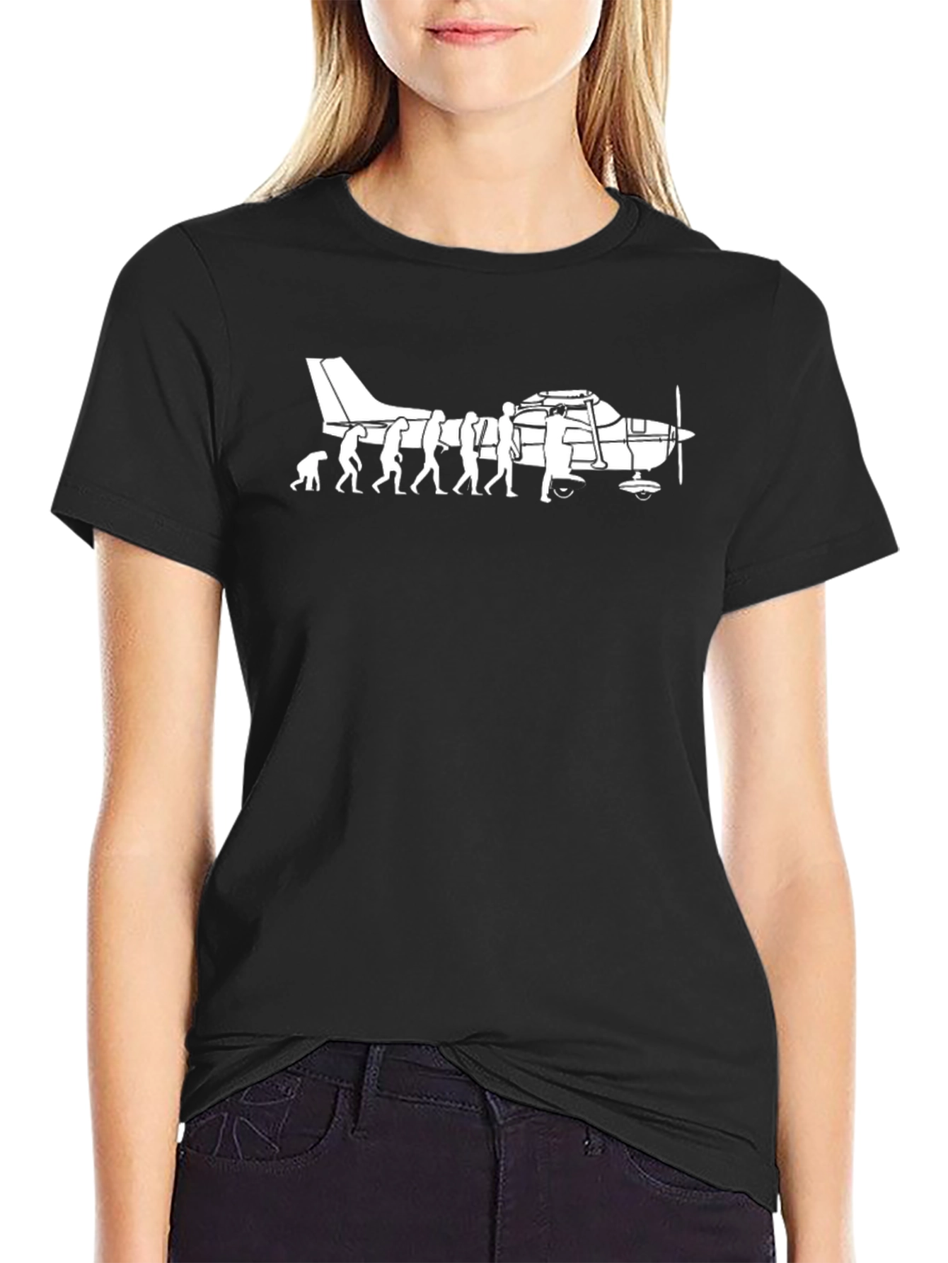 Pilot Evolution T-Shirt - Aviation Humor Tee