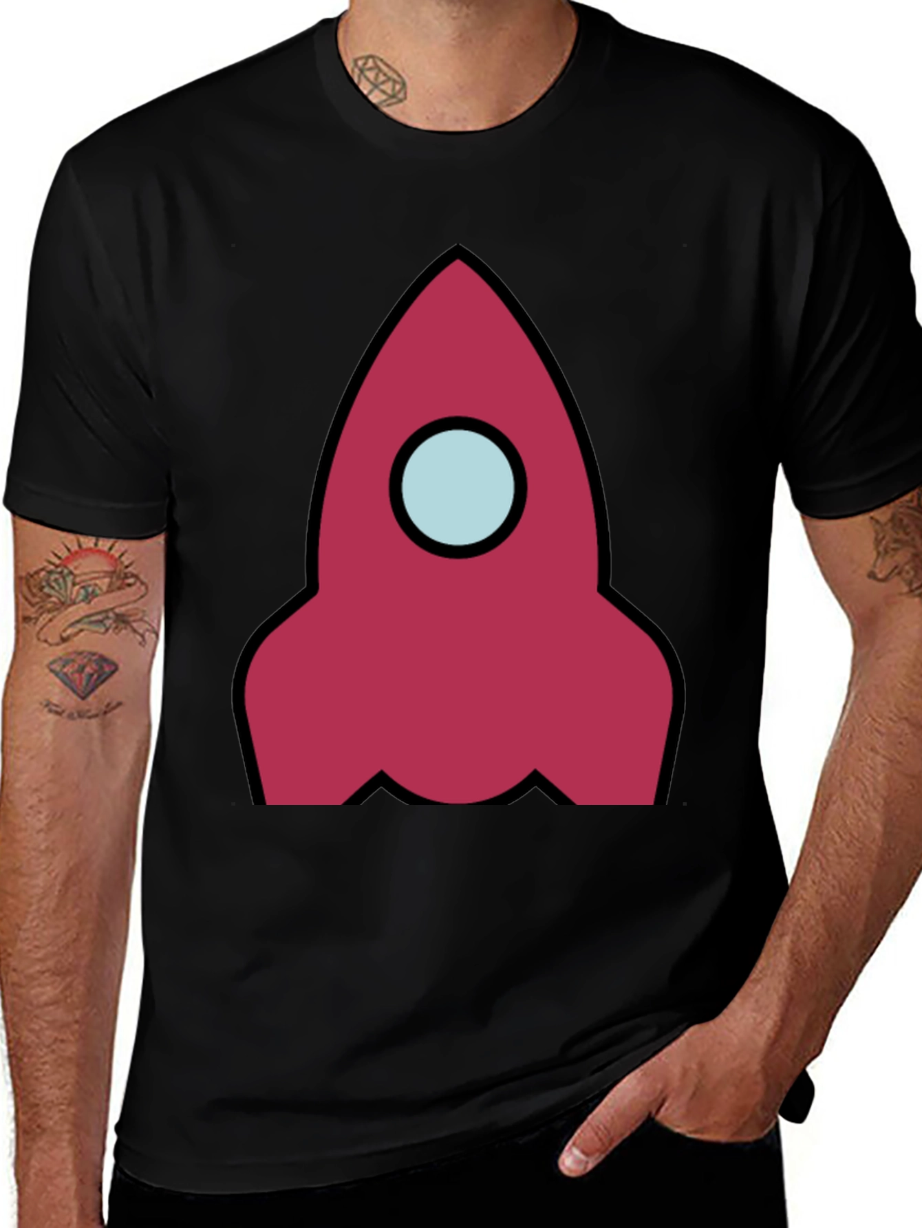 Rocket Graphic T-Shirt